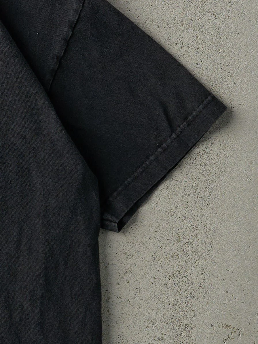 Vintage Y2K Faded Black Thrasher Skate Board Tee (M) - Image 3