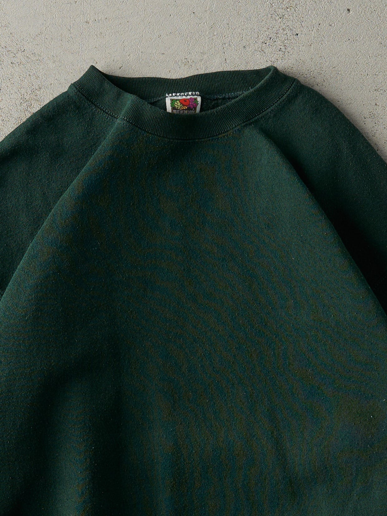 Vintage Y2K Forest Green Blank Crewneck (M/L) - Image 2