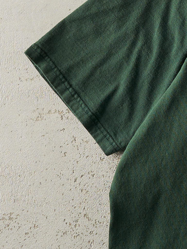 Vintage Y2K Forest Green Blank Tee (L/XL) - Image 3