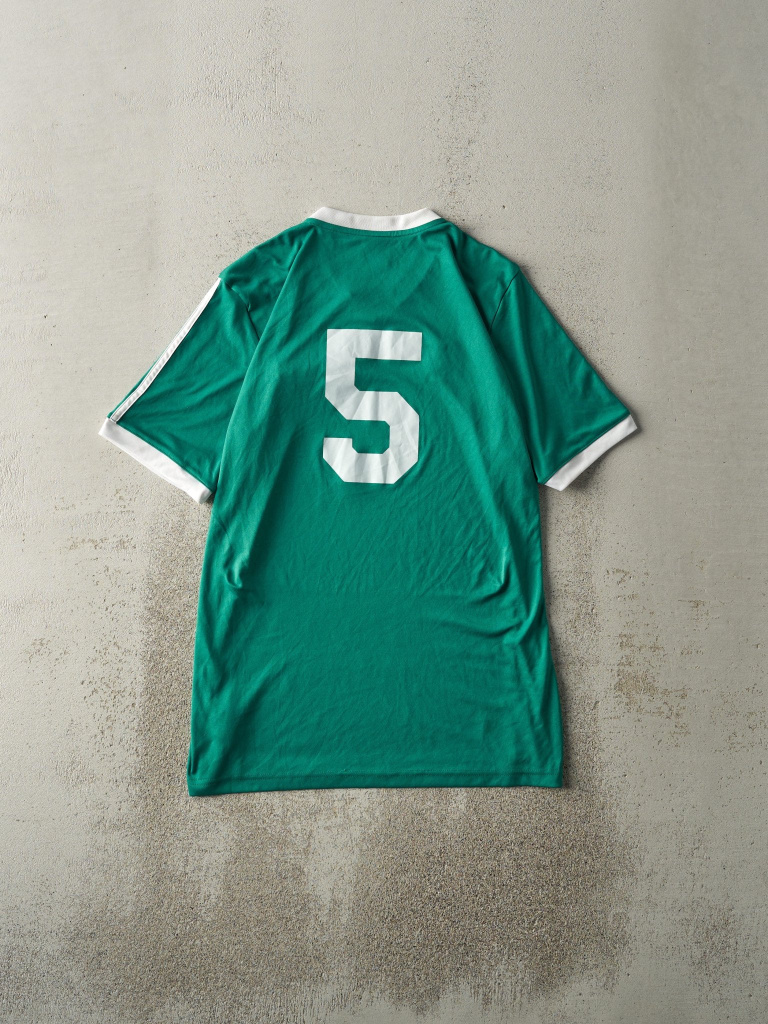 Vintage Y2K Green Adidas Black Sheep Soccer Jersey (M) - Image 3