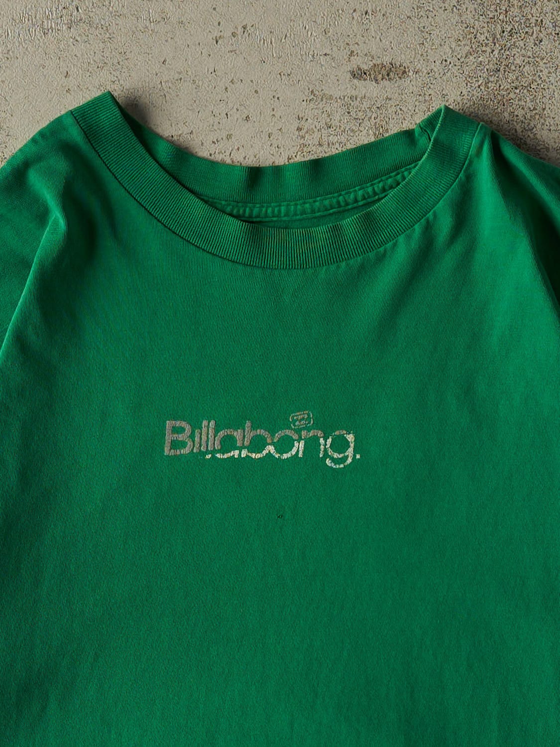 Vintage Y2K Green Billabong Tee (L/XL) - Image 3