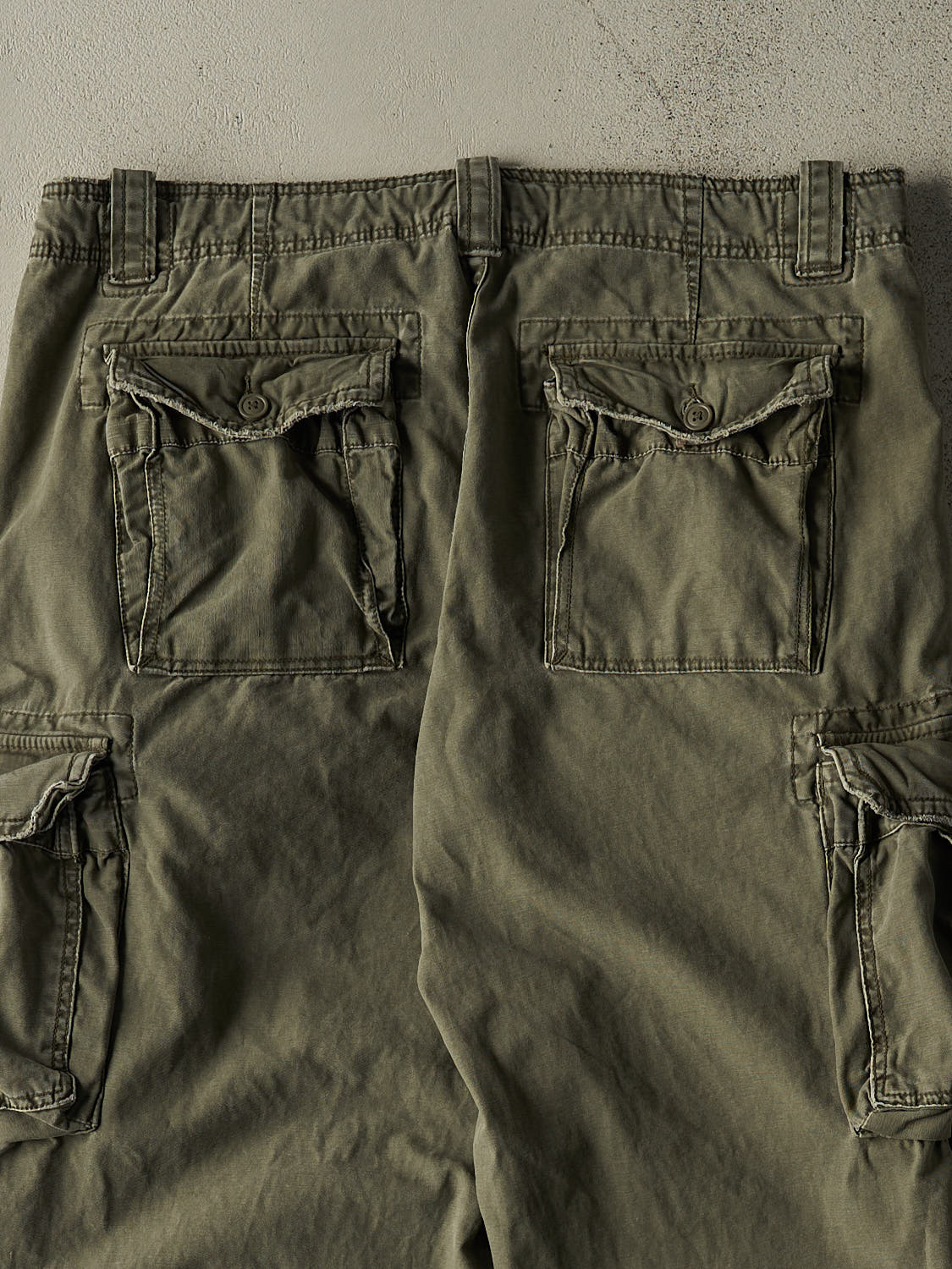 Vintage Y2K Green Cargo Supply Cargo Pants (40x29) - Image 5