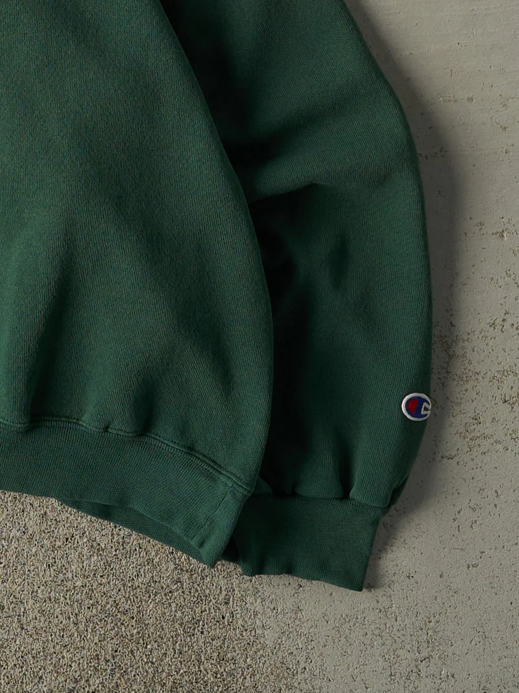 Vintage Y2K Green Champion Crewneck (XL) - Image 3