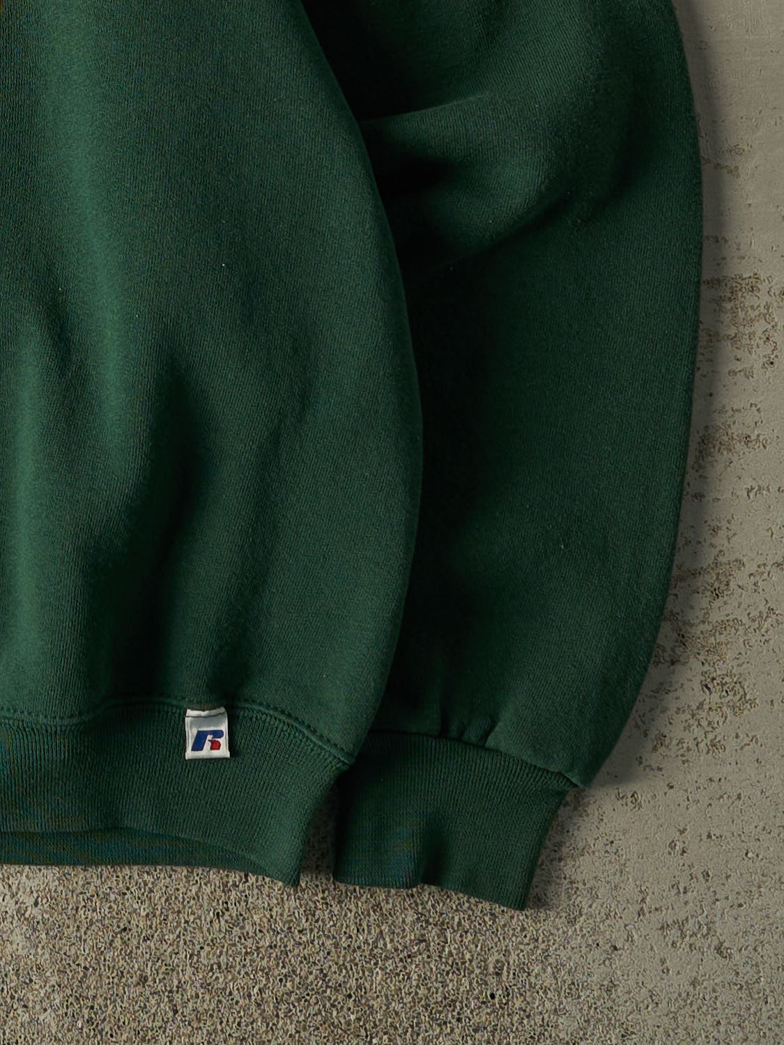 Vintage Y2K Green Fleming College Russell Athletic Crewneck (L/XL) - Image 3