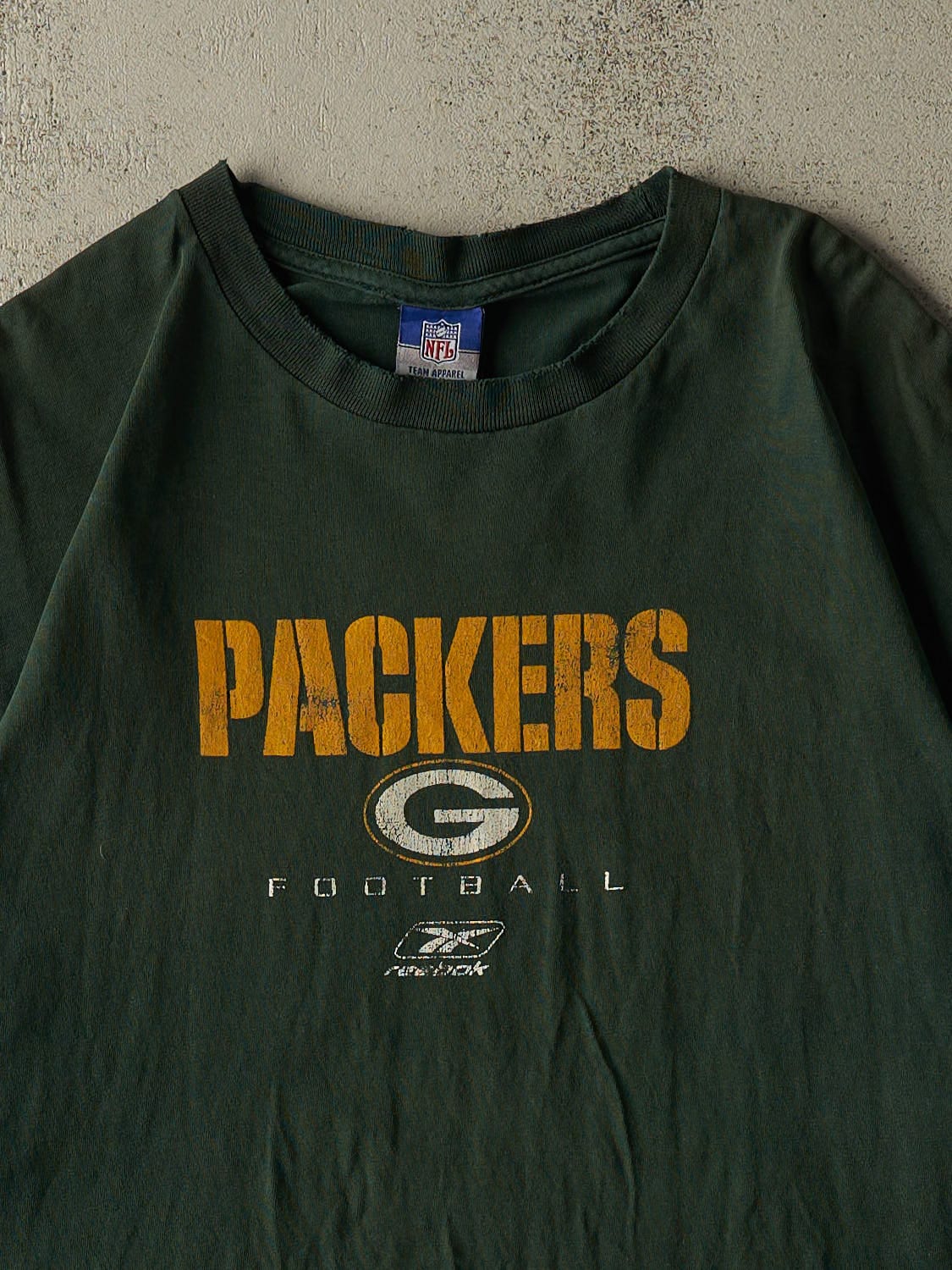 Vintage Y2K Green Green Bay Packers Tee (XL) - Image 2