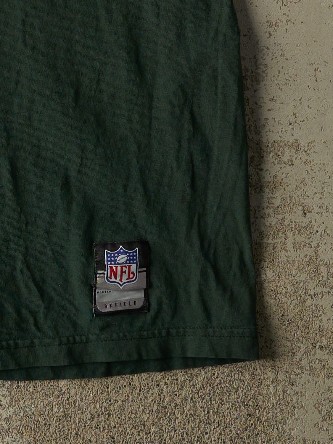 Vintage Y2K Green Green Bay Packers Tee (XL) - Image 4