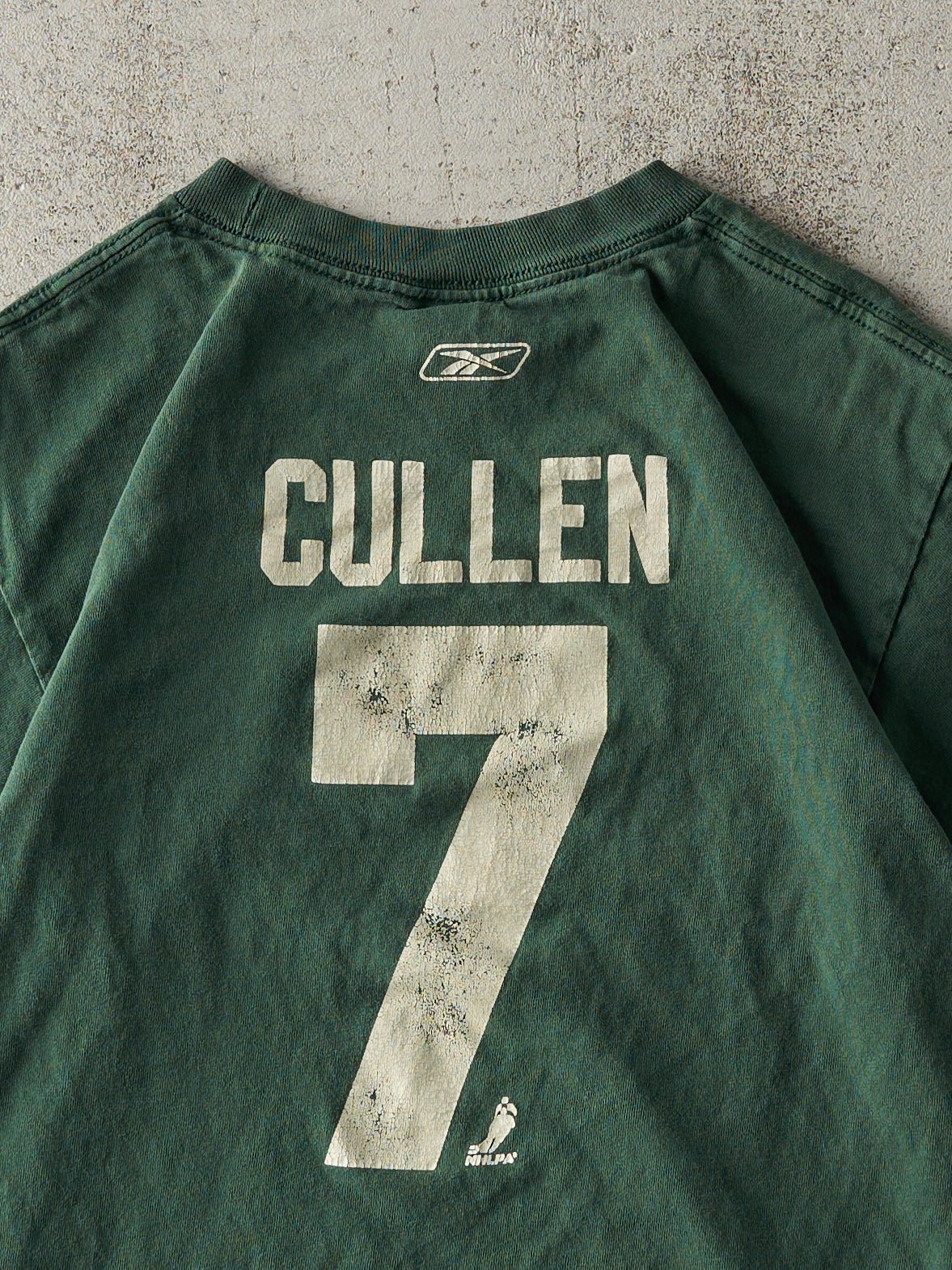 Vintage Y2K Green Minnesota Wild Matt Cullen Player Tee (XS) - Image 5