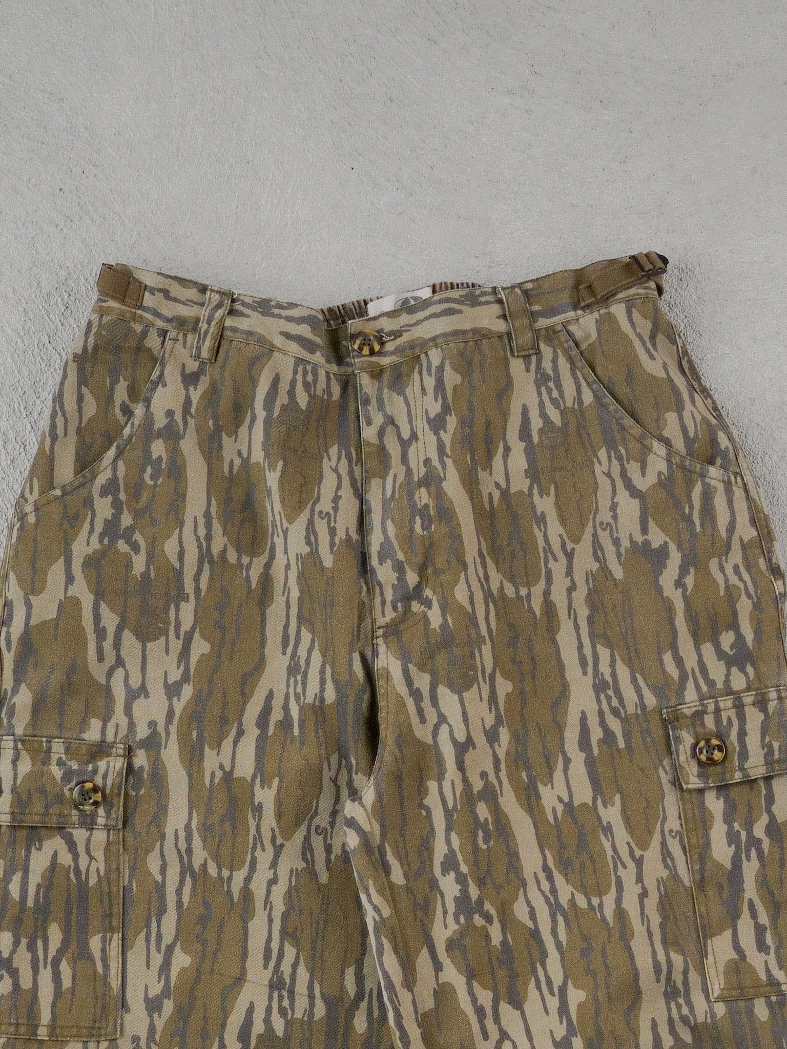 Vintage Y2k Green Mossy Oak Realltree Camo Cargo Pants (32x32) - Image 3