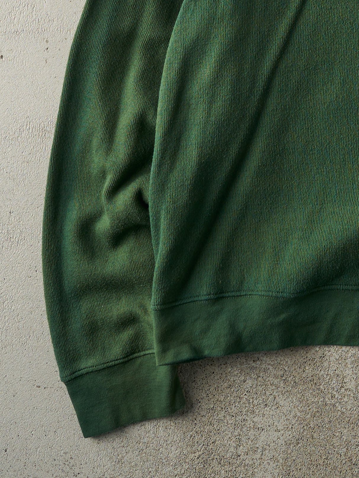 Vintage Y2K Green Striped Thermal Long Sleeve (XL) - Image 3