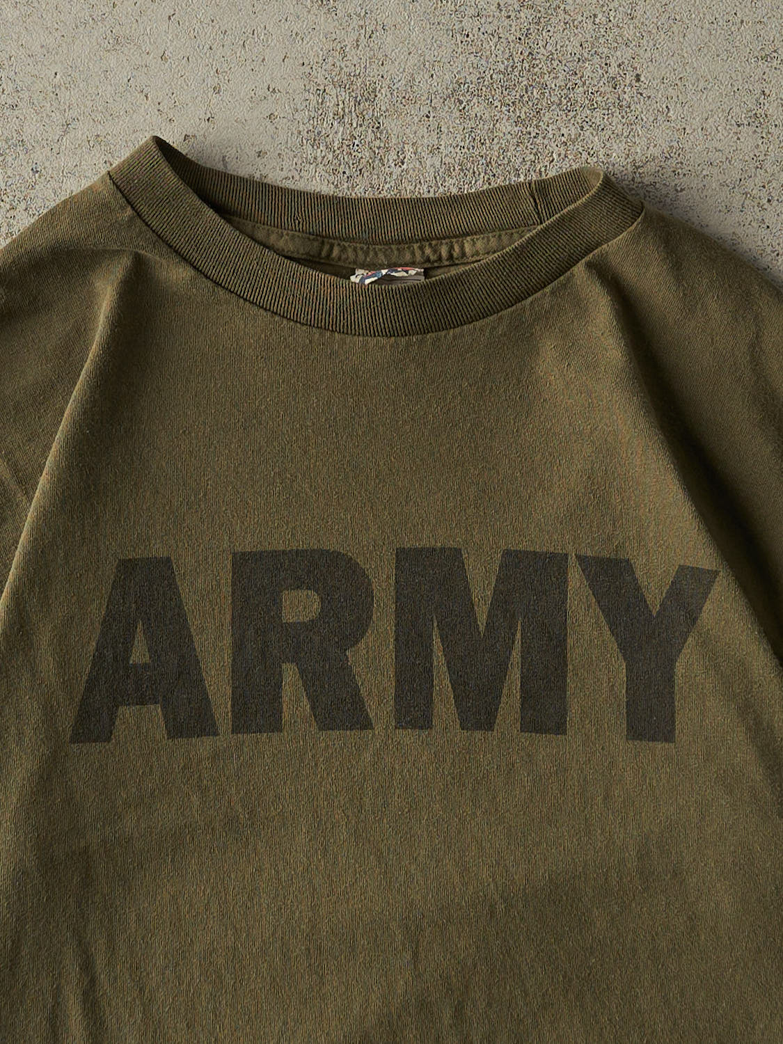 Vintage Y2K Green US Army Tee (M) - Image 2
