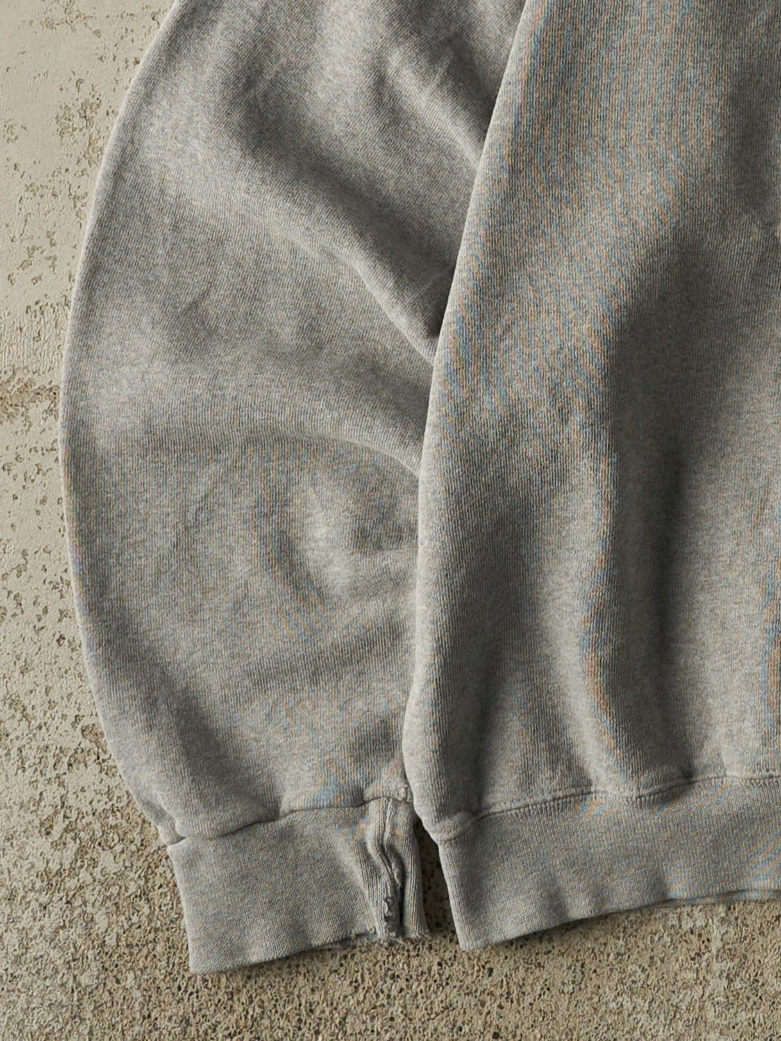 Vintage Y2K Grey Adidas Embroidered Crewneck (S/M) - Image 3
