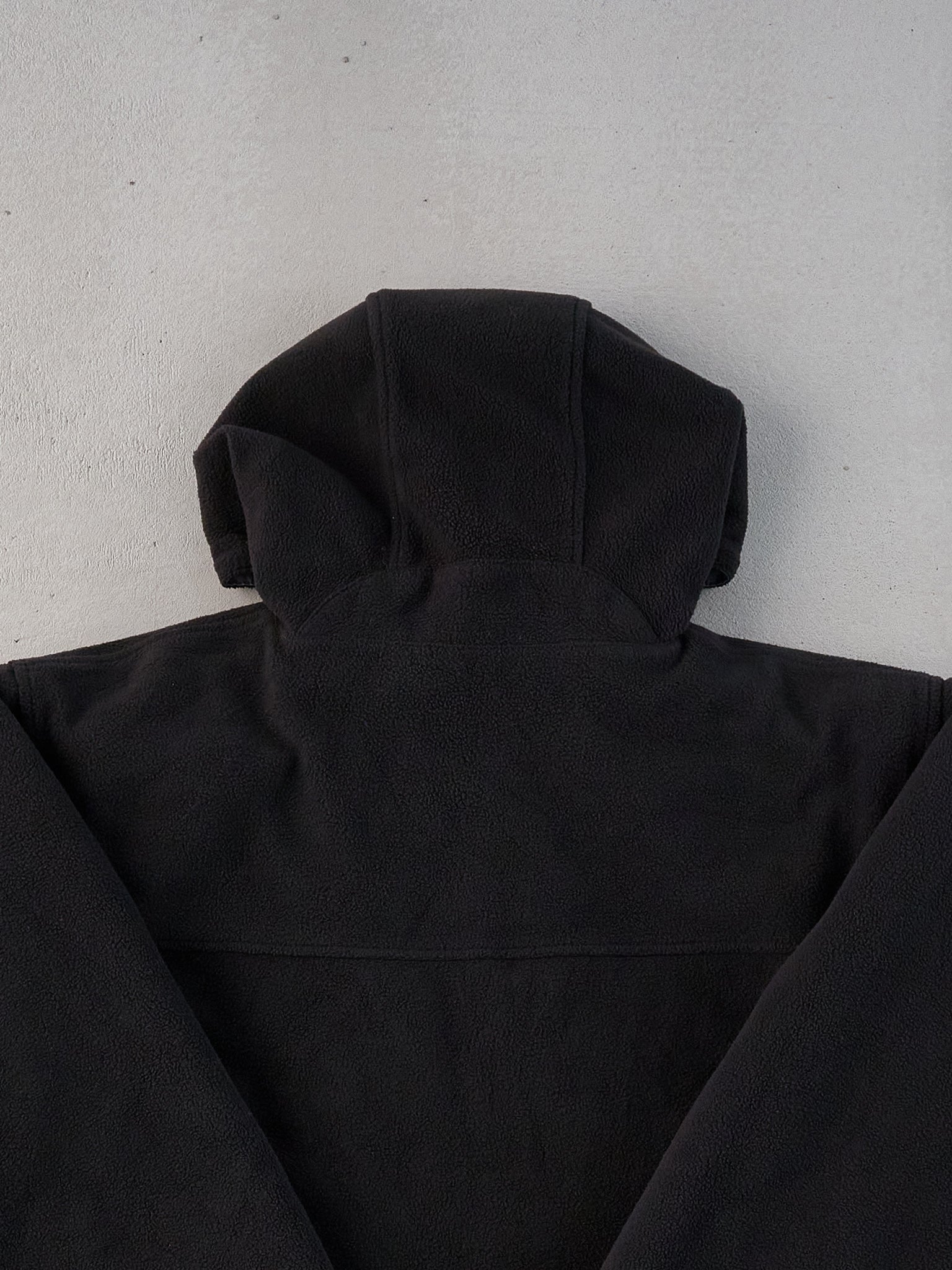 Vintage Y2K Grey and Black Nike Hooded Reversible Puffer Jacket (L) - Image 8
