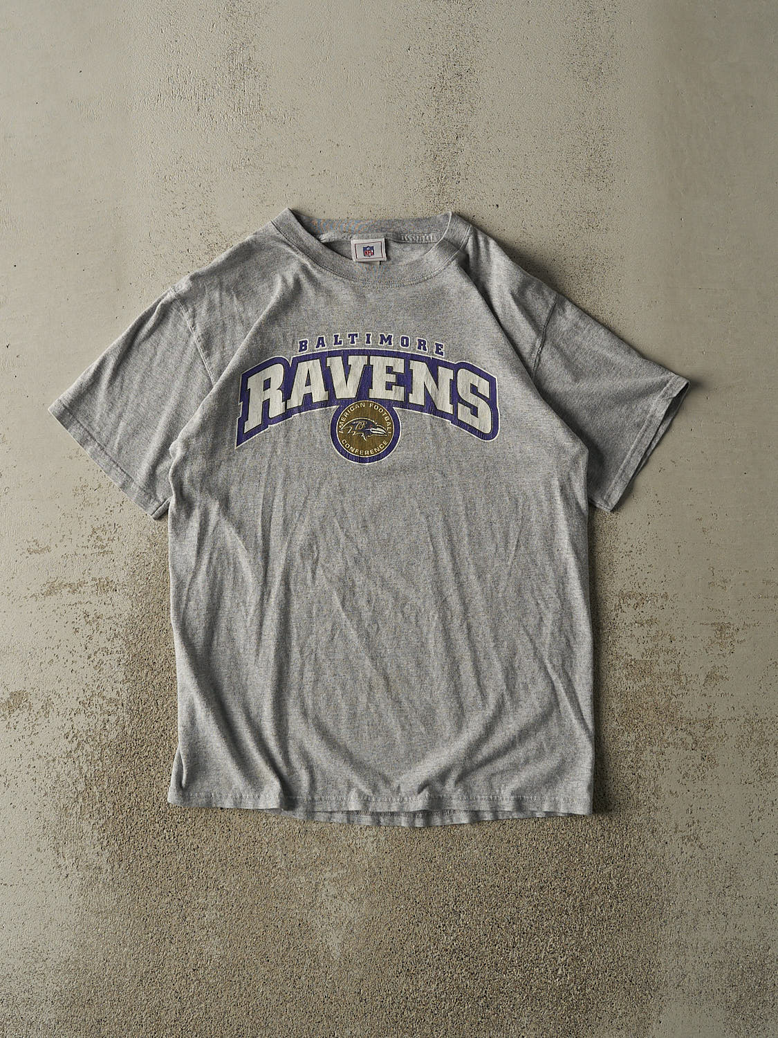 Vintage Y2K Grey Baltimore Ravens Tee (L/XL)