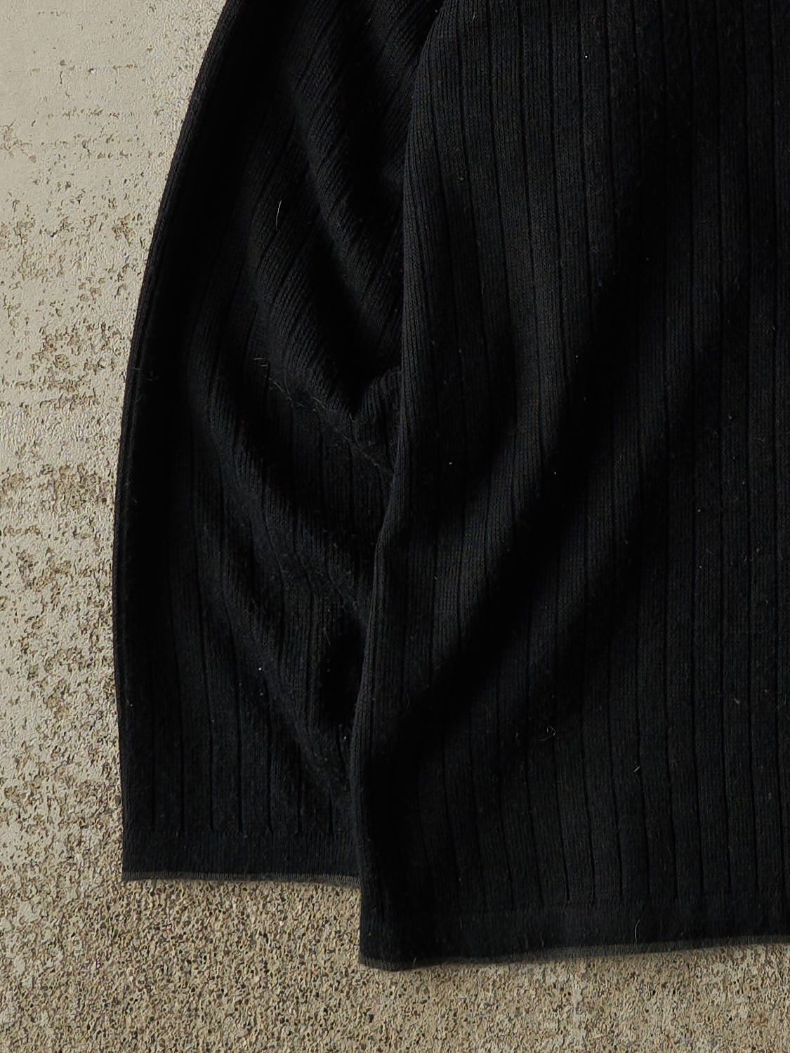 Vintage Y2K Grey & Black Point Zero Knit (L/XL) - Image 3