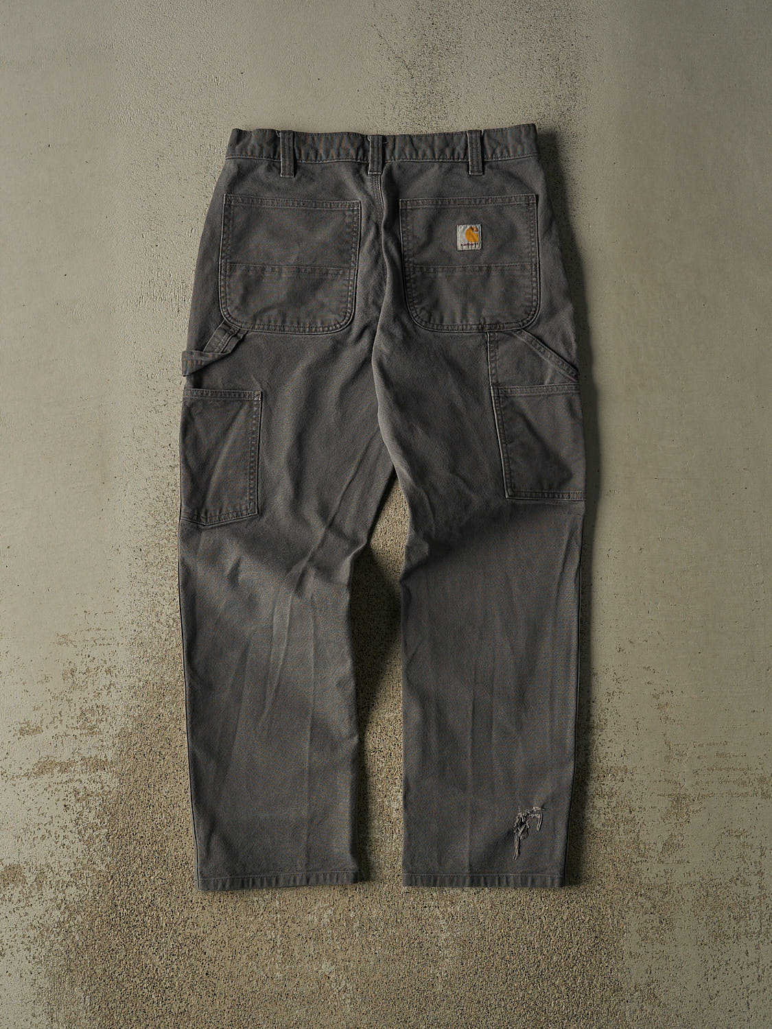 Vintage Y2K Grey Carhartt Carpenter Pants (31x29) - Image 2