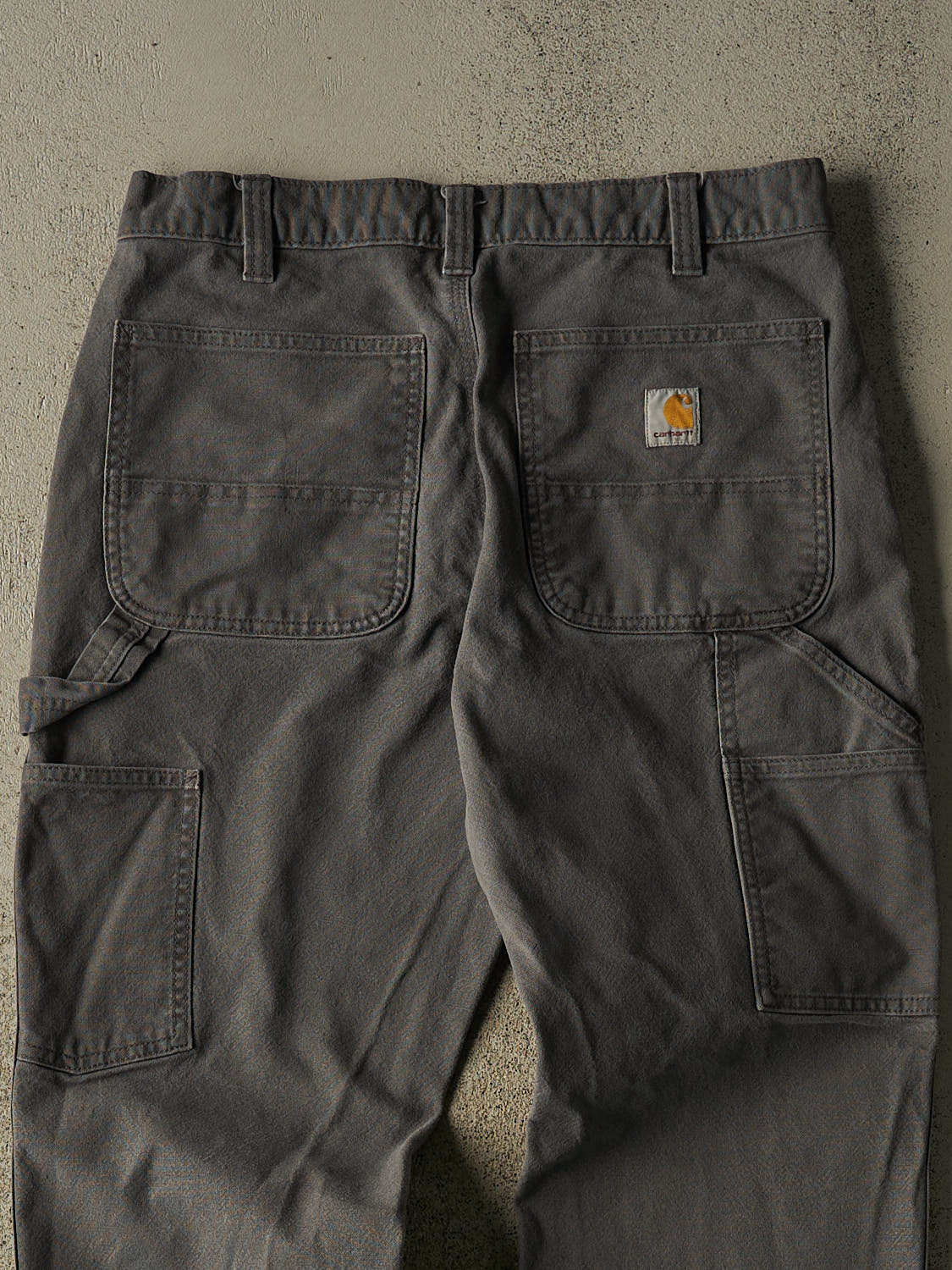 Vintage Y2K Grey Carhartt Carpenter Pants (31x29) - Image 4