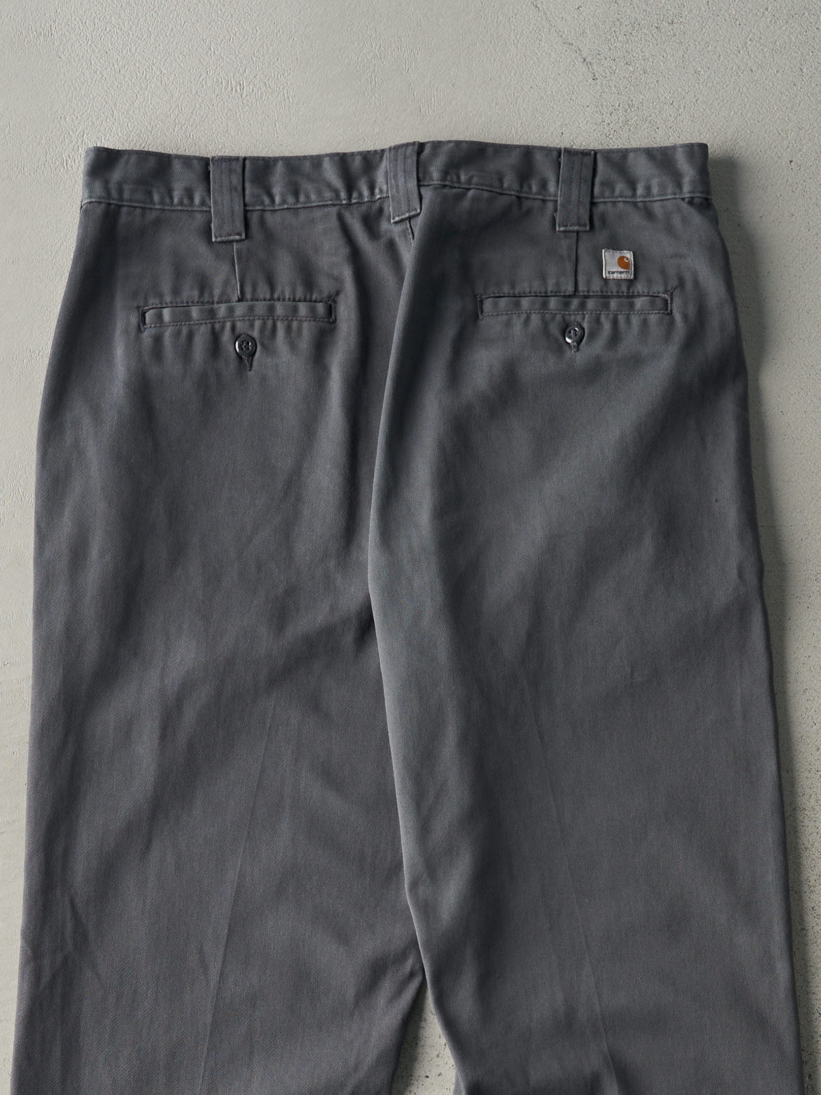 Vintage Y2K Grey Carhartt Work Pants (35x36) - Image 4