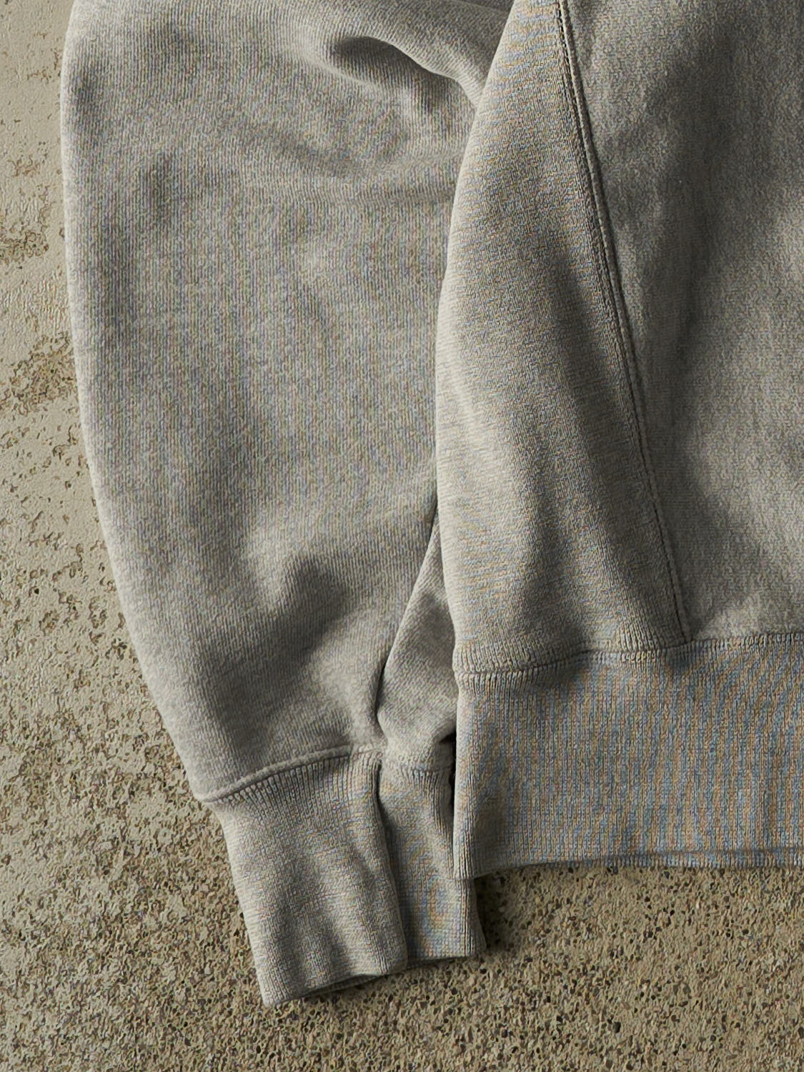 Vintage Y2K Grey Champion Reverse Weave Blank Crewneck (XL) - Image 3