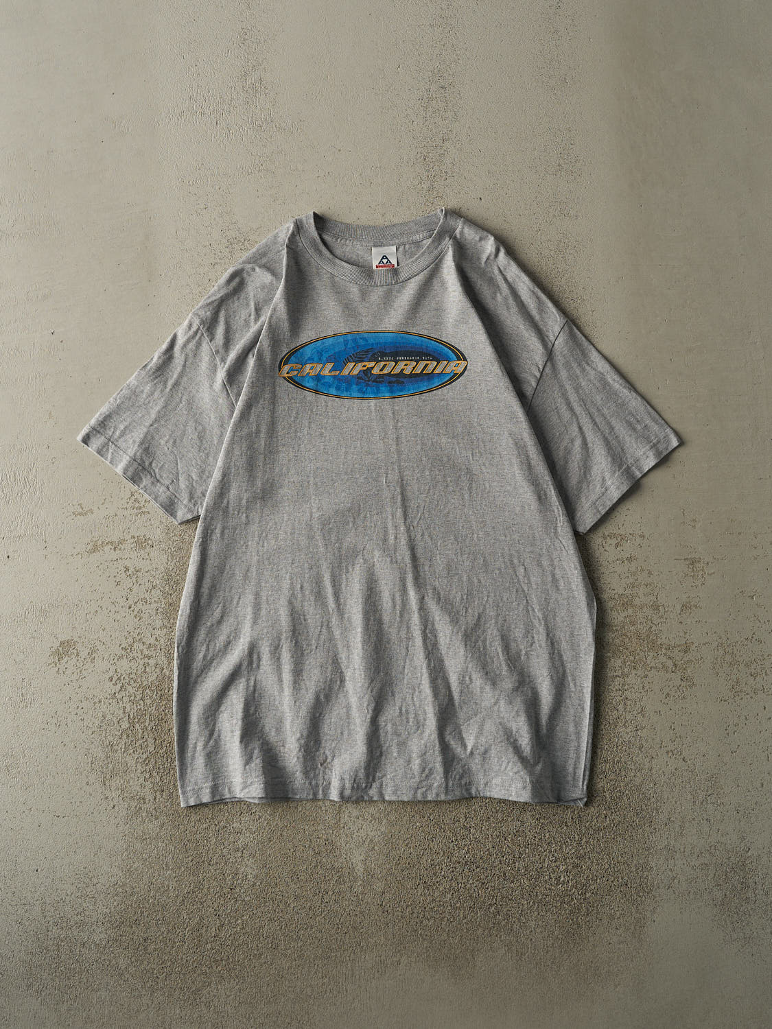 Vintage Y2K Grey Los Angeles Tee (XL/XXL)