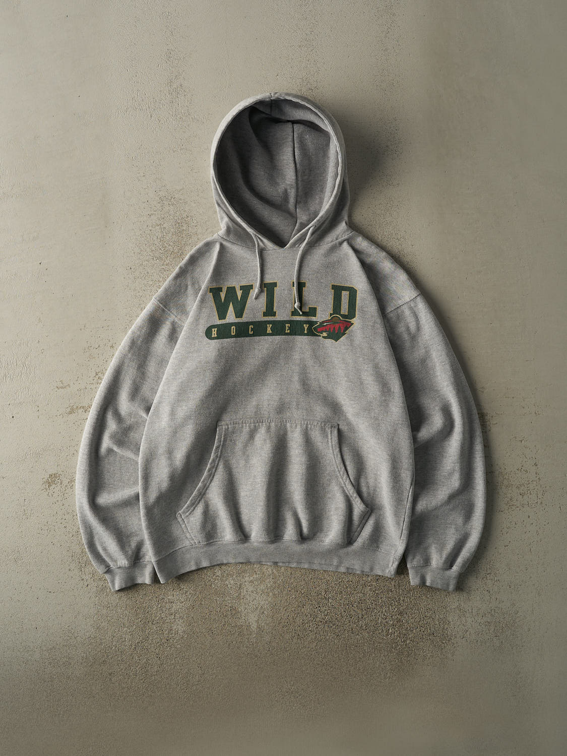 Vintage Y2K Grey Minnesota Wild Hoodie (L/XL)