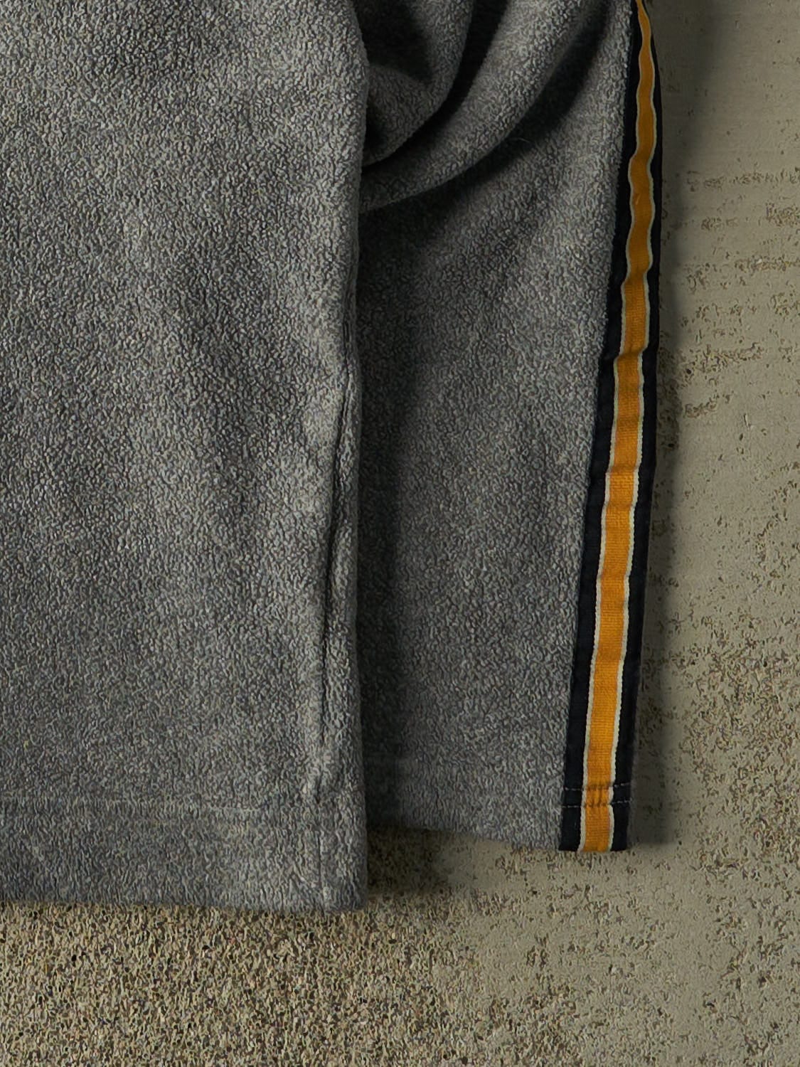 Vintage Y2K Grey Nautica Embroidered Fleece Longsleeve (XL/XXL) - Image 4