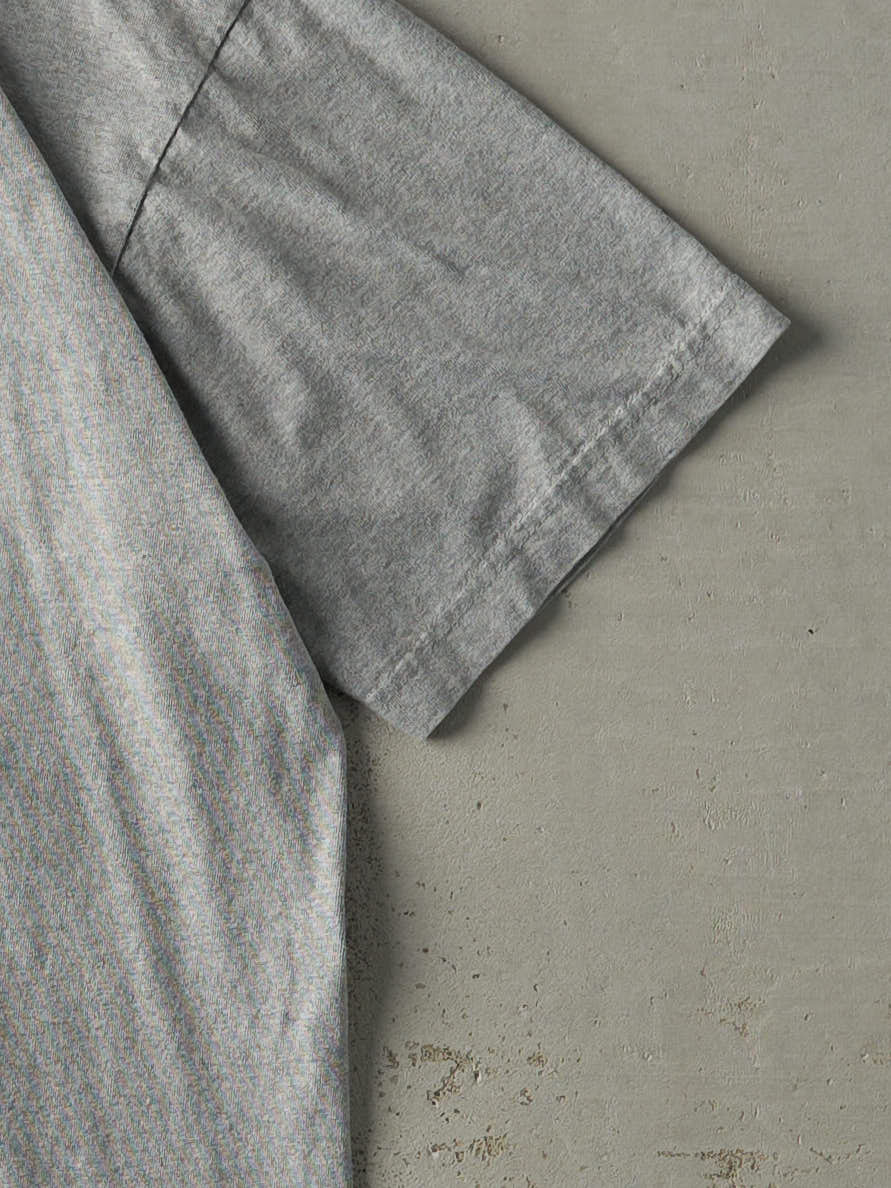 Vintage Y2K Grey & Navy Nautica Tee (L) - Image 3
