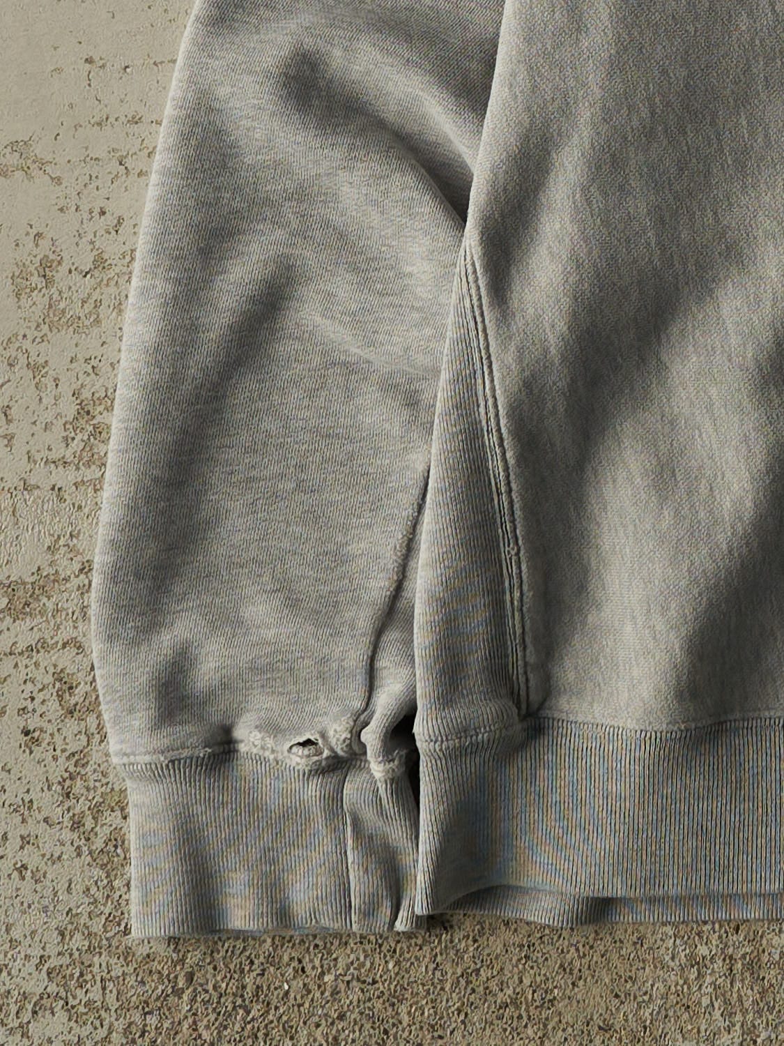 Vintage Y2K Grey Polo Jeans Co Ralph Lauren Crewneck (XS) - Image 4