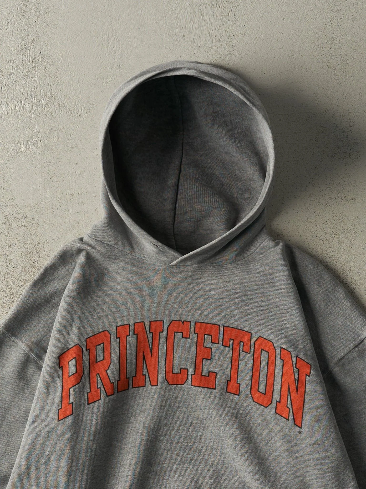 Vintage Y2K Grey Princeton Russell Athletic Hoodie (L) - Image 2
