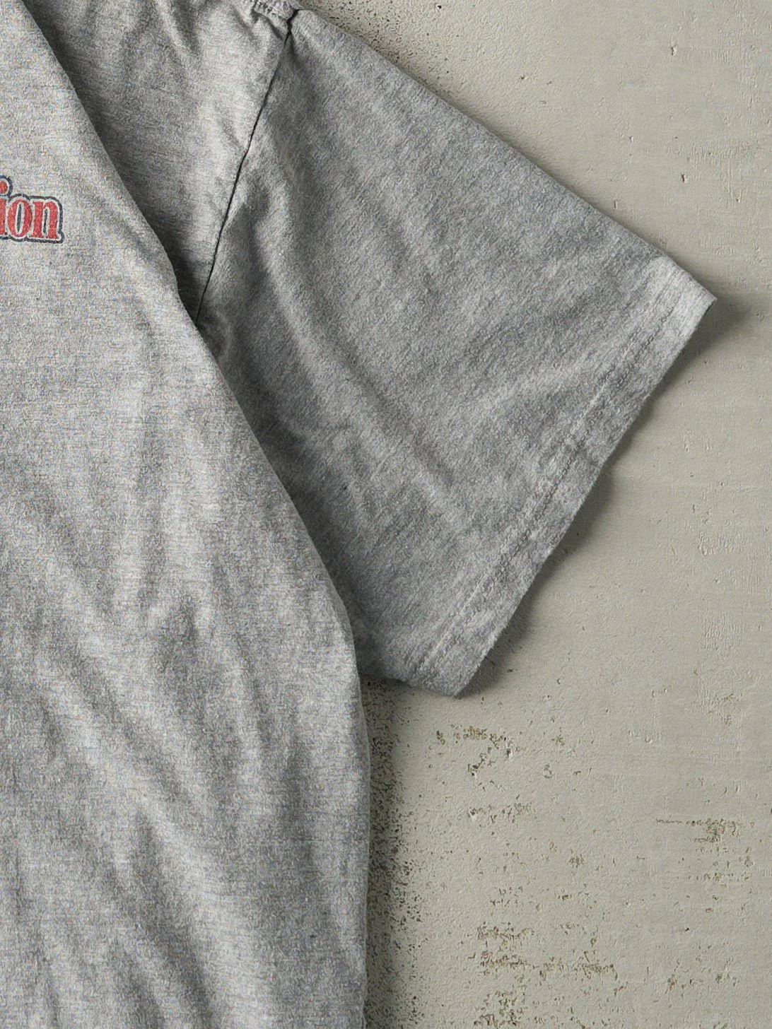 Vintage Y2K Grey Temptation Slogan Tee (L) - Image 3