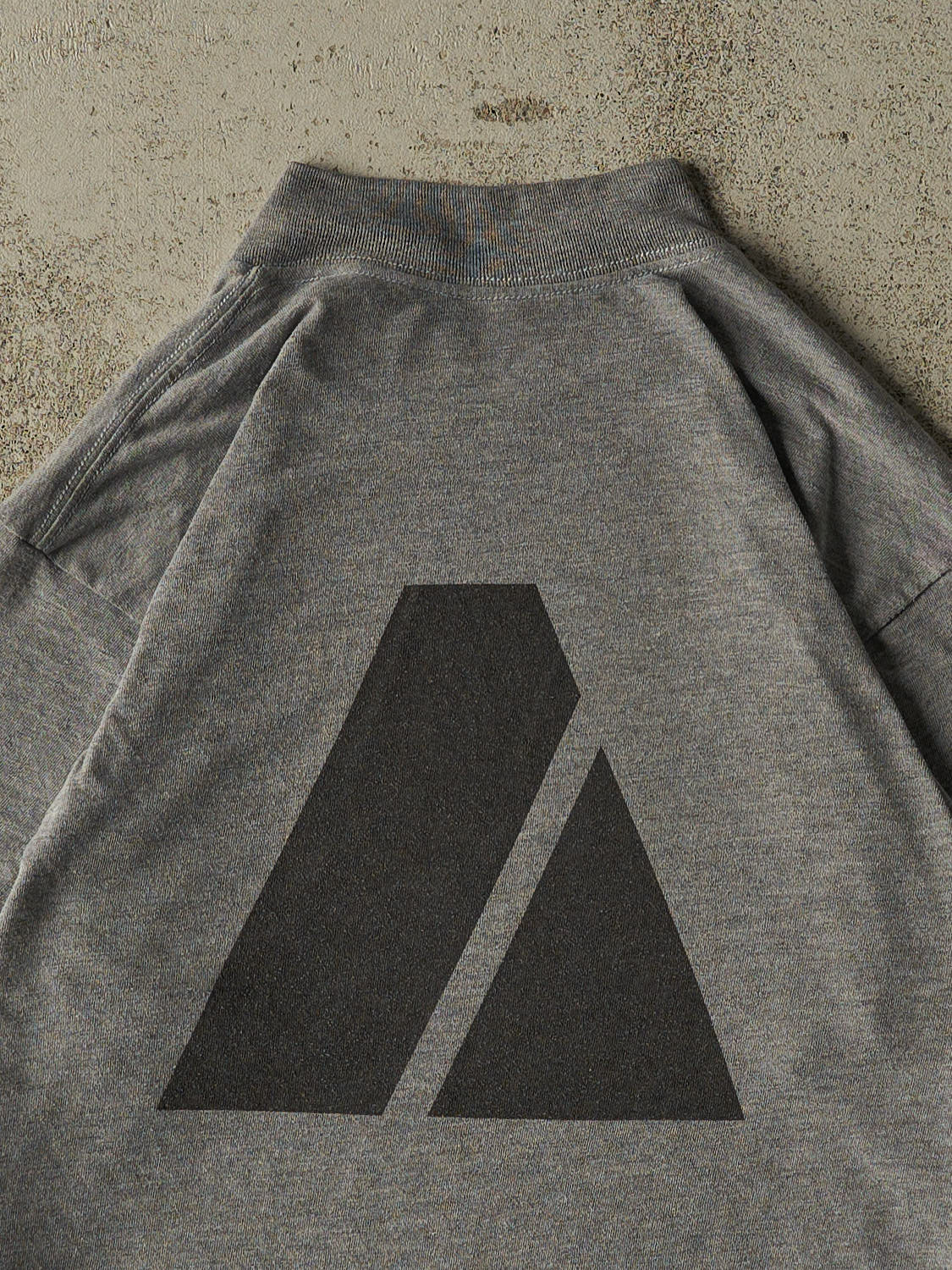Vintage Y2K Grey United States Army Mock Neck Long Sleeve (L) - Image 4