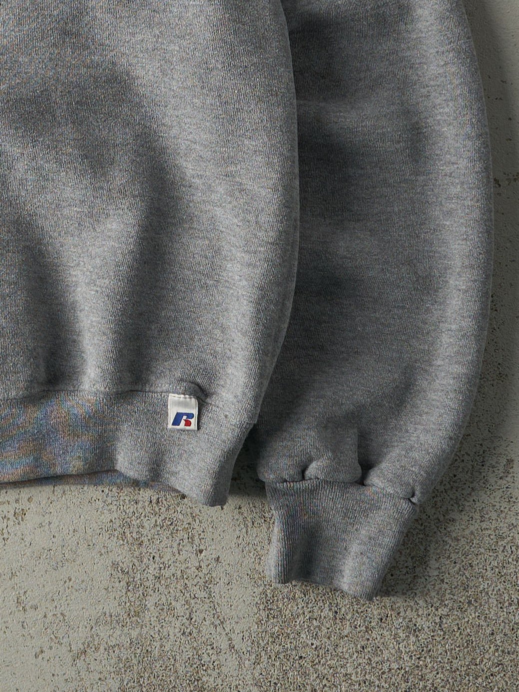 Vintage Y2K Grey York Tigers Russell Athletic Crewneck (S) - Image 3