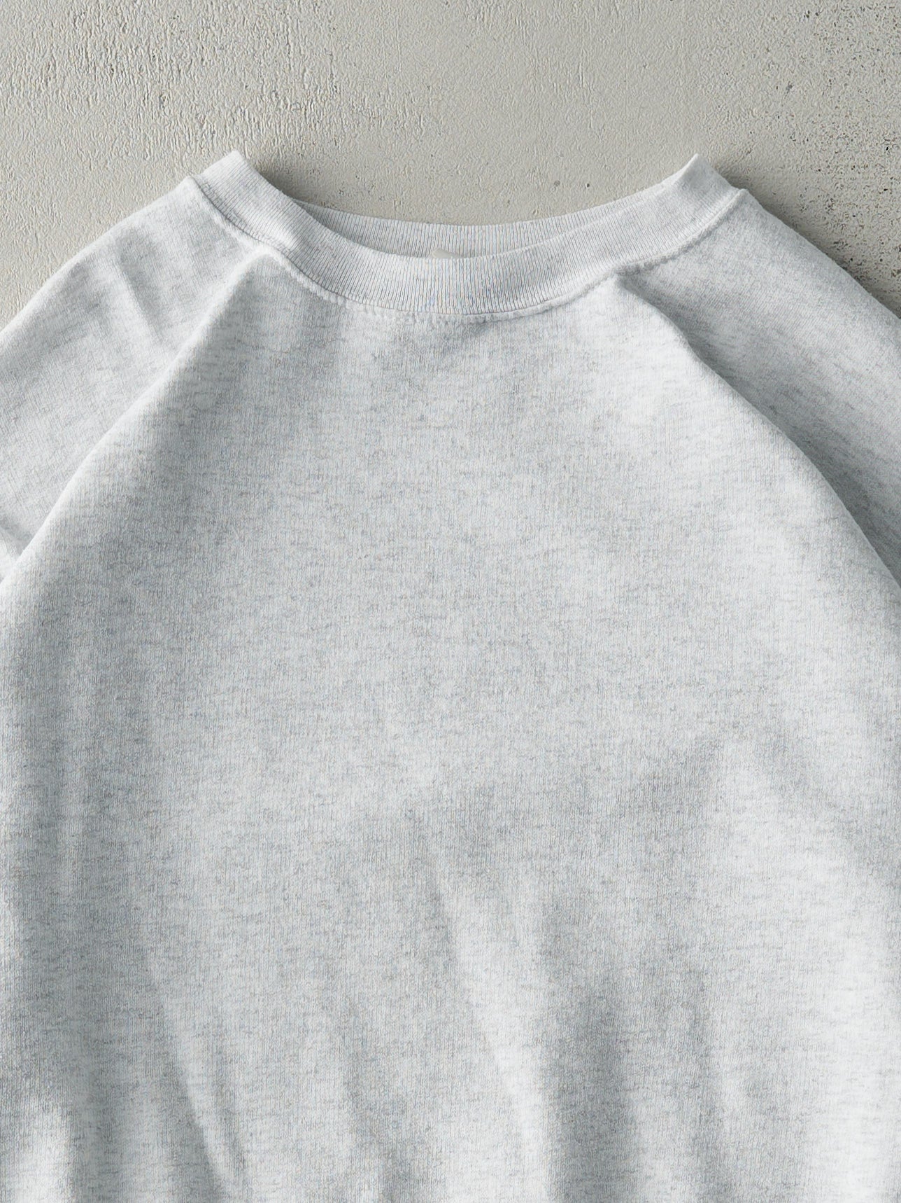 Vintage Y2K Heather Grey Blank Crewneck (L) - Image 2