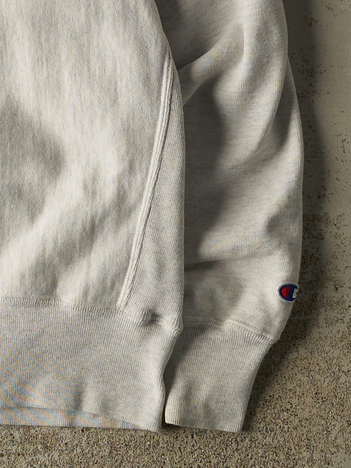 Vintage Y2K Heather Grey Champion Reverse Weave Ohio University Crewneck (S/M) - Image 4