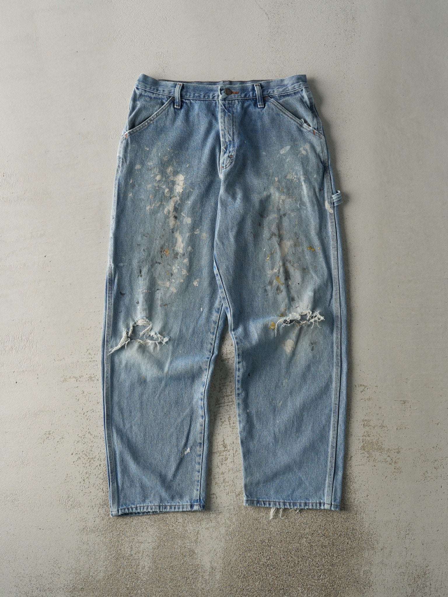 Vintage Y2K Light Wash Rustler Carpenter Jeans (32x31)