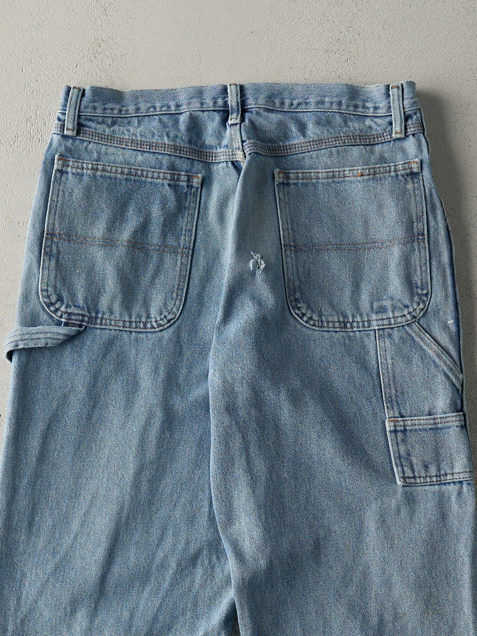 Vintage Y2K Light Wash Rustler Carpenter Jeans (32x31) - Image 5