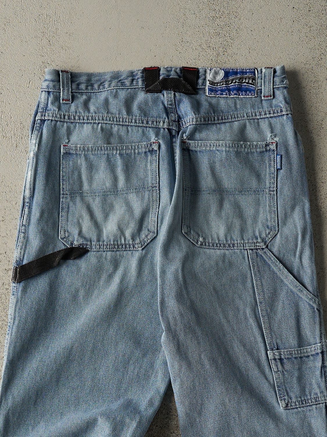Vintage Y2K Light Wash Third Rail Carpenter Jeans (31x29) - Image 5