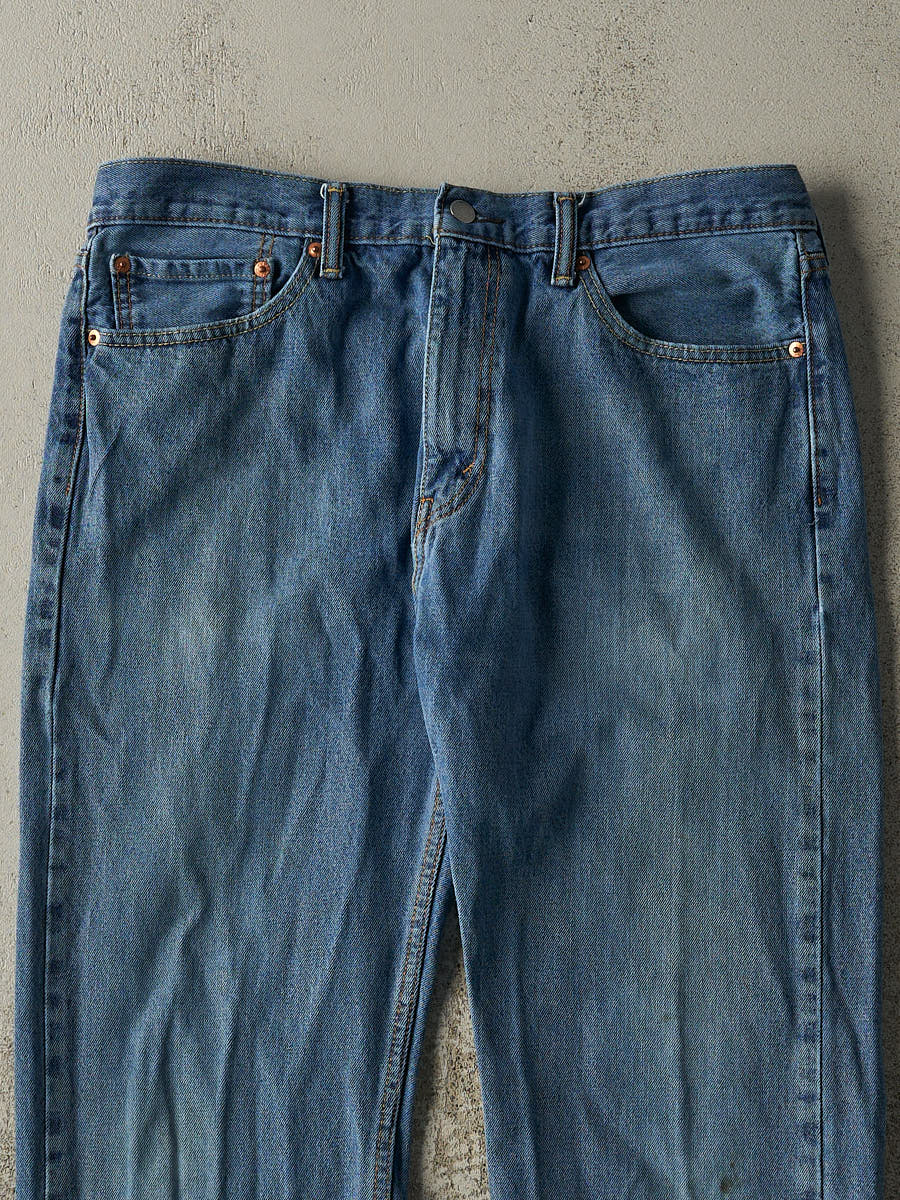 Vintage Y2K Mid Wash Levi's 505 Jeans (36x28.5) - Image 4