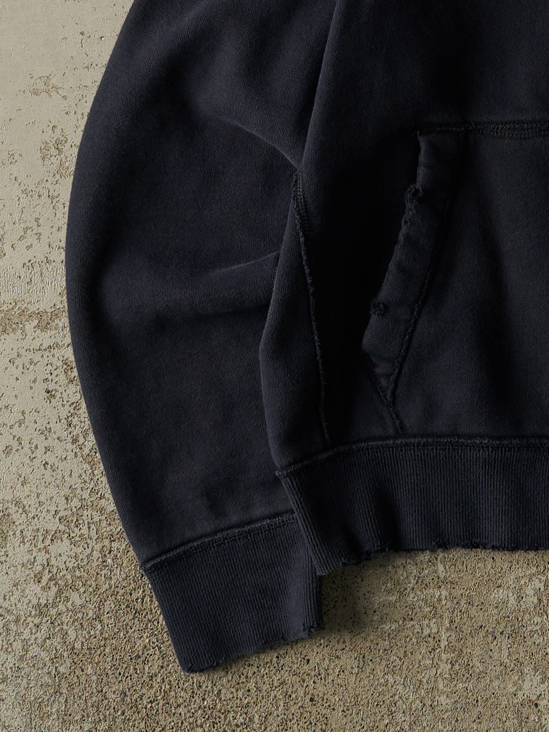 Vintage Y2K Navy Blue Abercrombie New York Zip Up Hoodie (M) - Image 3