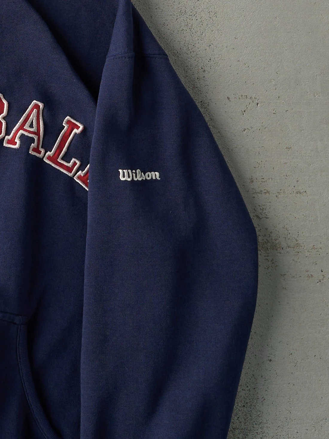 Vintage Y2K Navy Blue Basketball Hoodie (M) - Image 4