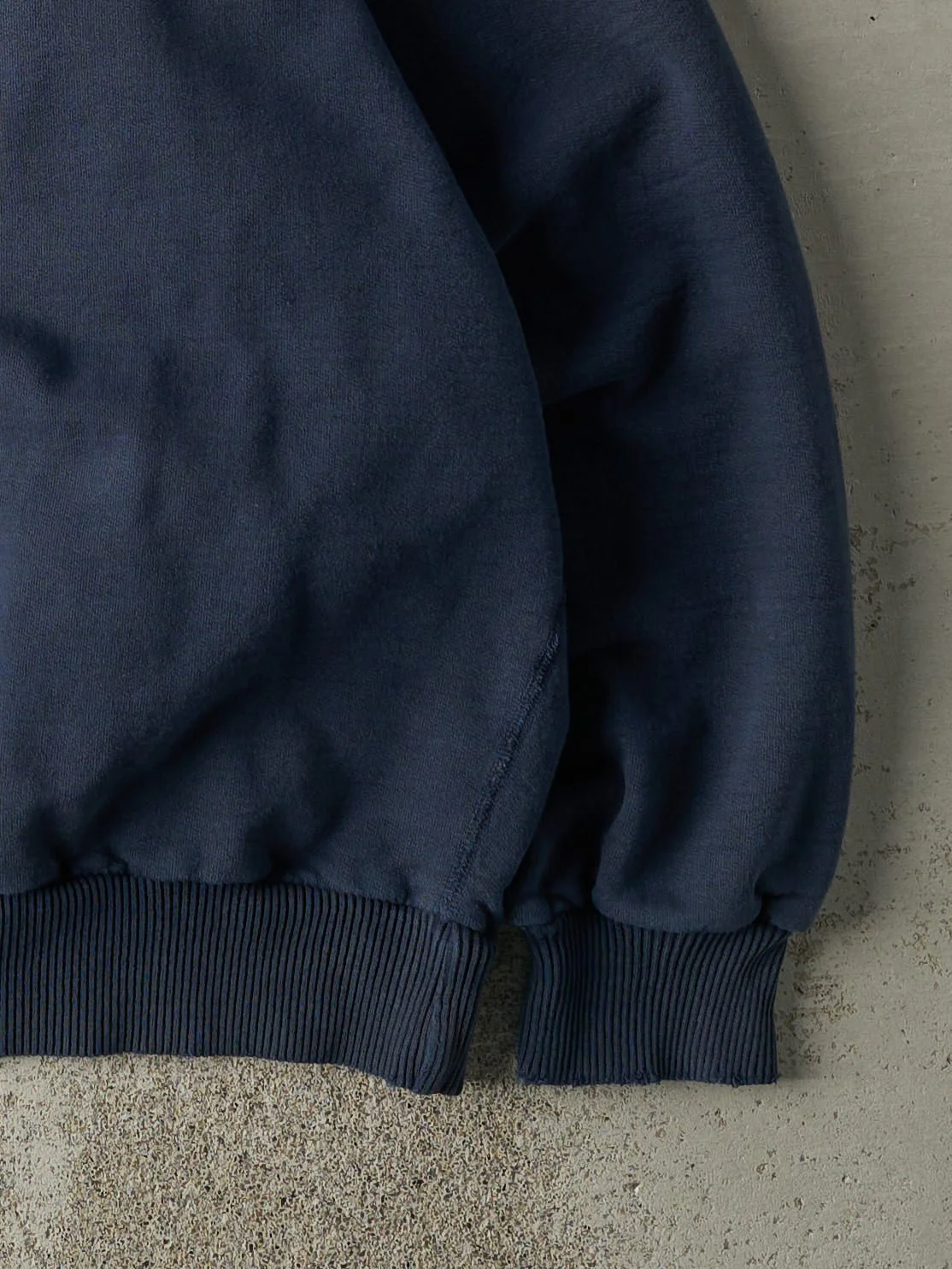Vintage Y2K Navy Blue Blank Crewneck (XL) - Image 3