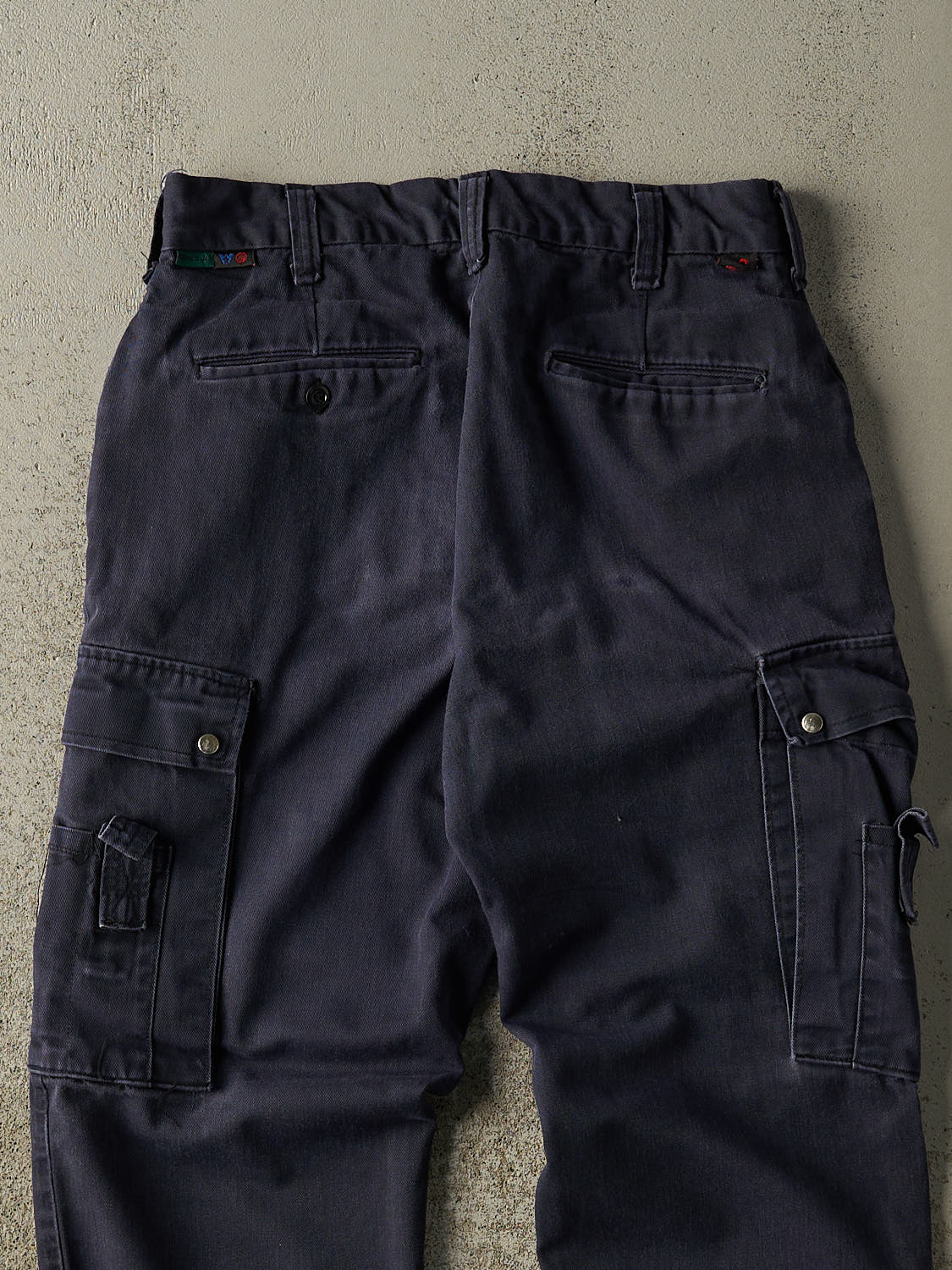 Vintage Y2K Navy Blue Cargo Work Pants (30x30.5) - Image 4