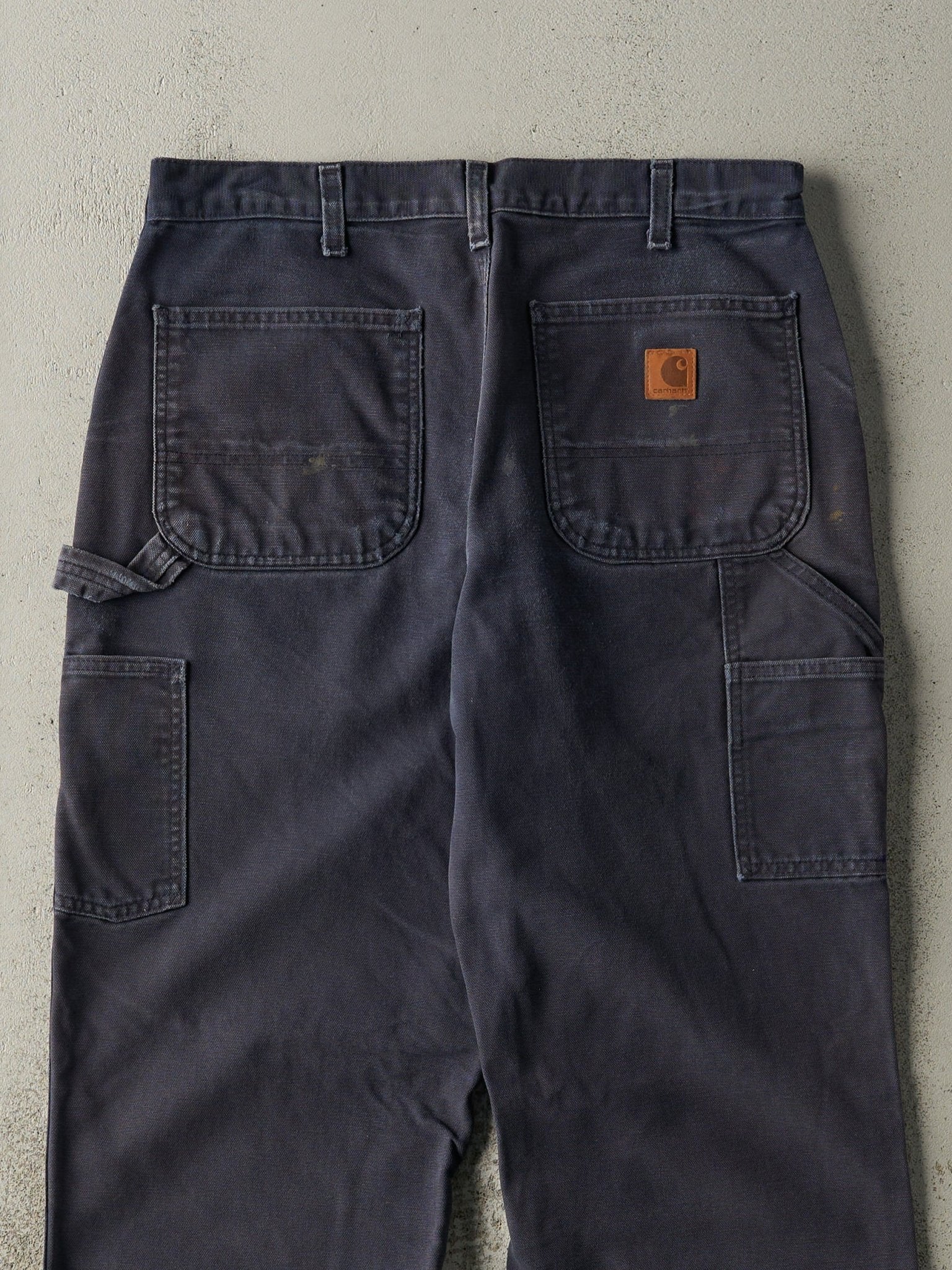 Vintage Y2K Navy Blue Carhartt Carpenter Pants (33x33) - Image 5
