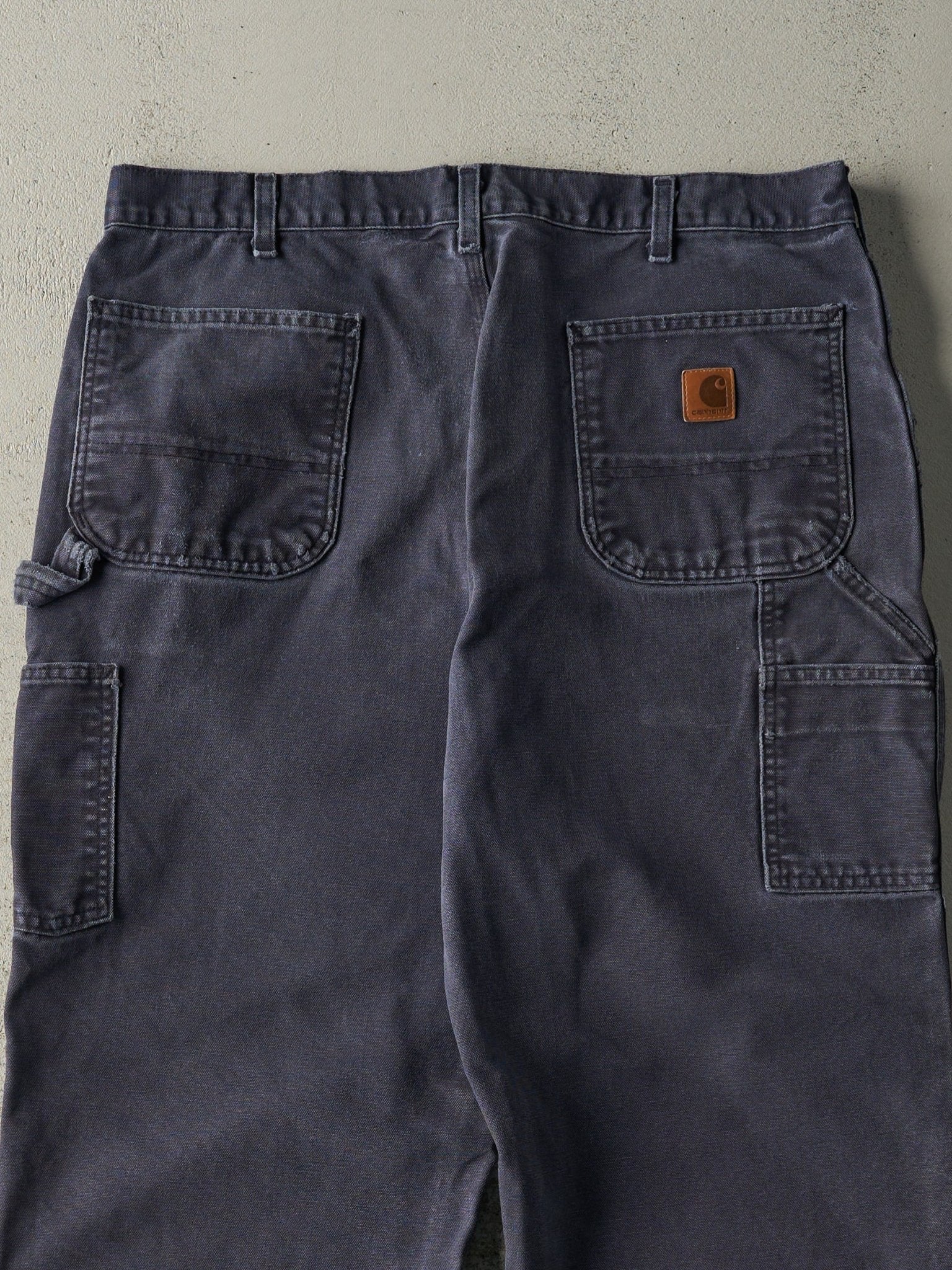 Vintage Y2K Navy Blue Carhartt Carpenter Pants (36x30.5) - Image 5