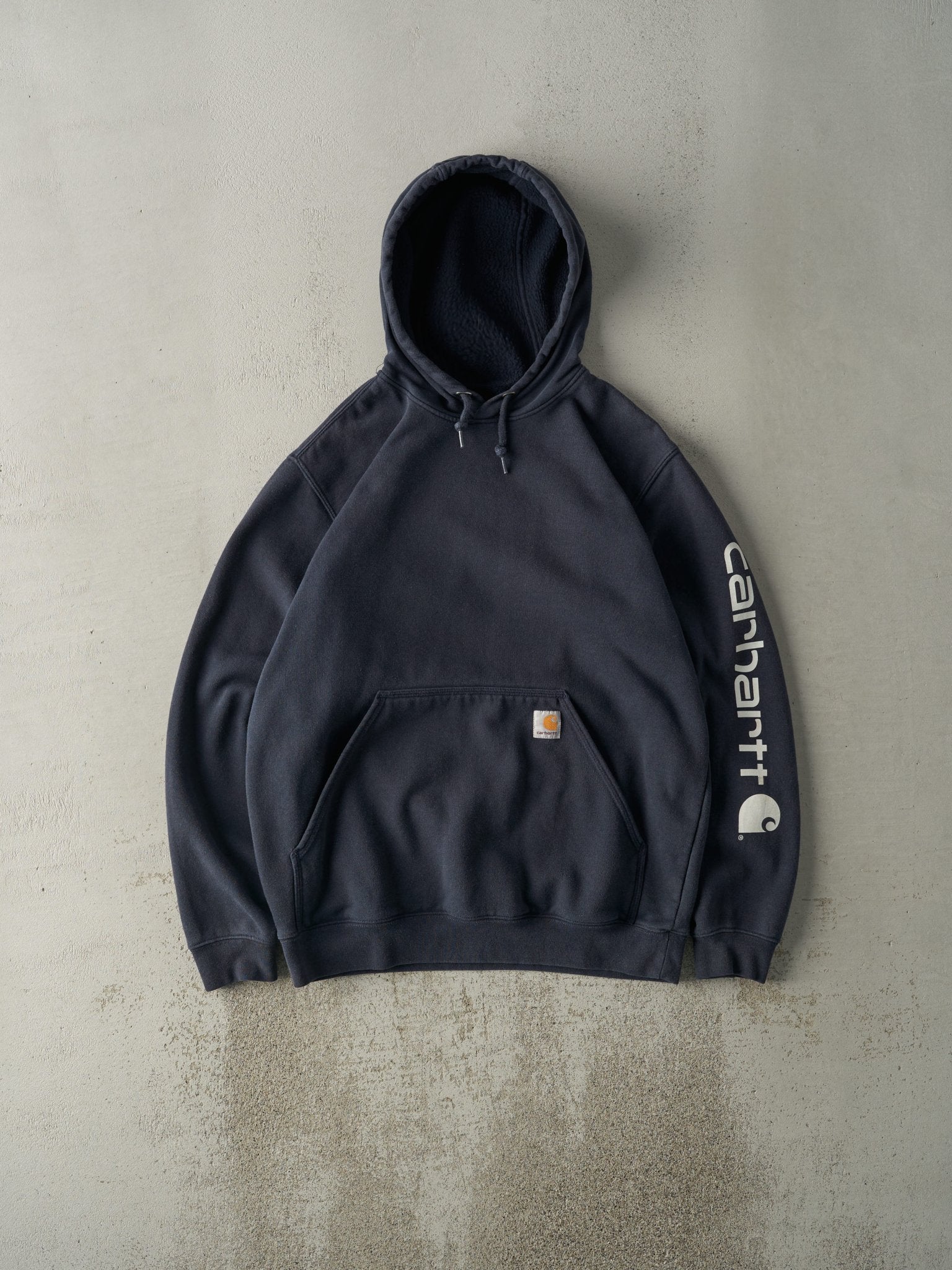 Vintage Y2K Navy Blue Carhartt Hoodie (M/L)