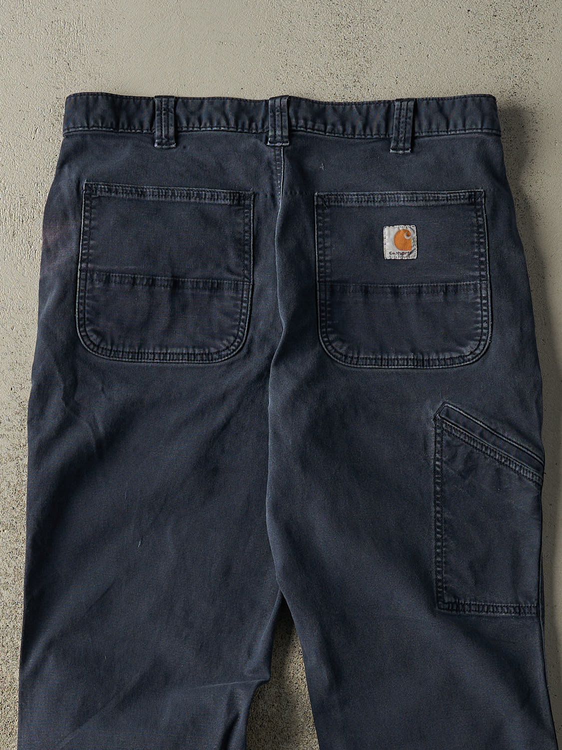 Vintage Y2K Navy Blue Carhartt Work Pants (33x30.5) - Image 4