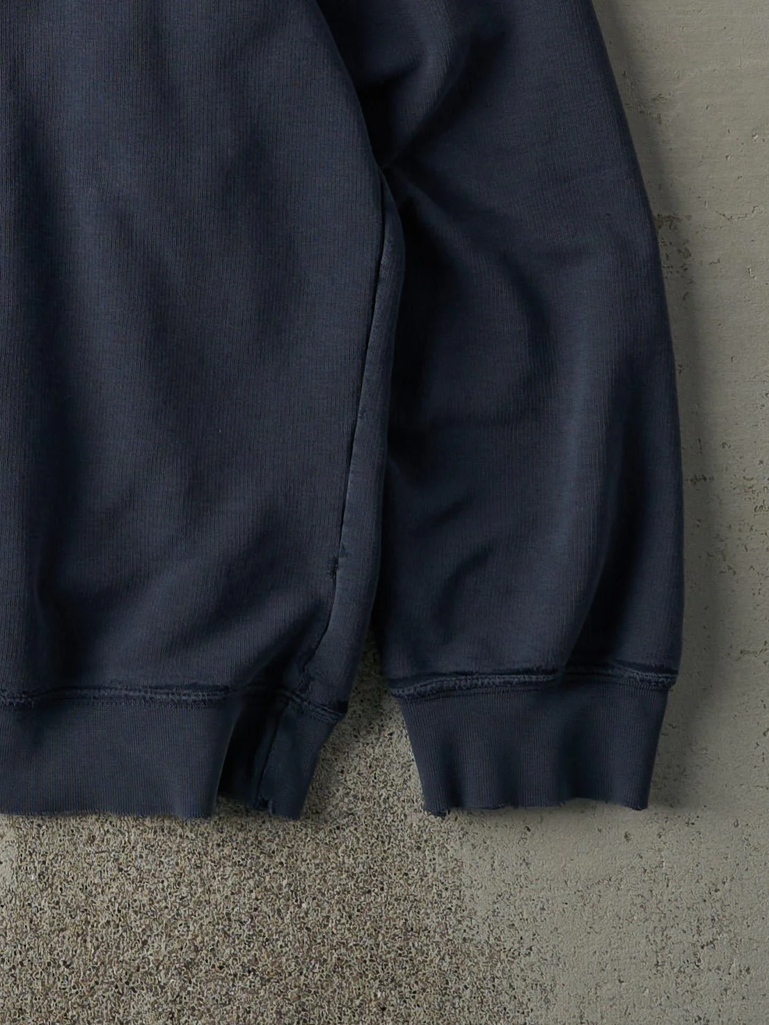 Vintage Y2K Navy Blue Embroidered Nike Light Weight Crewneck (L) - Image 3