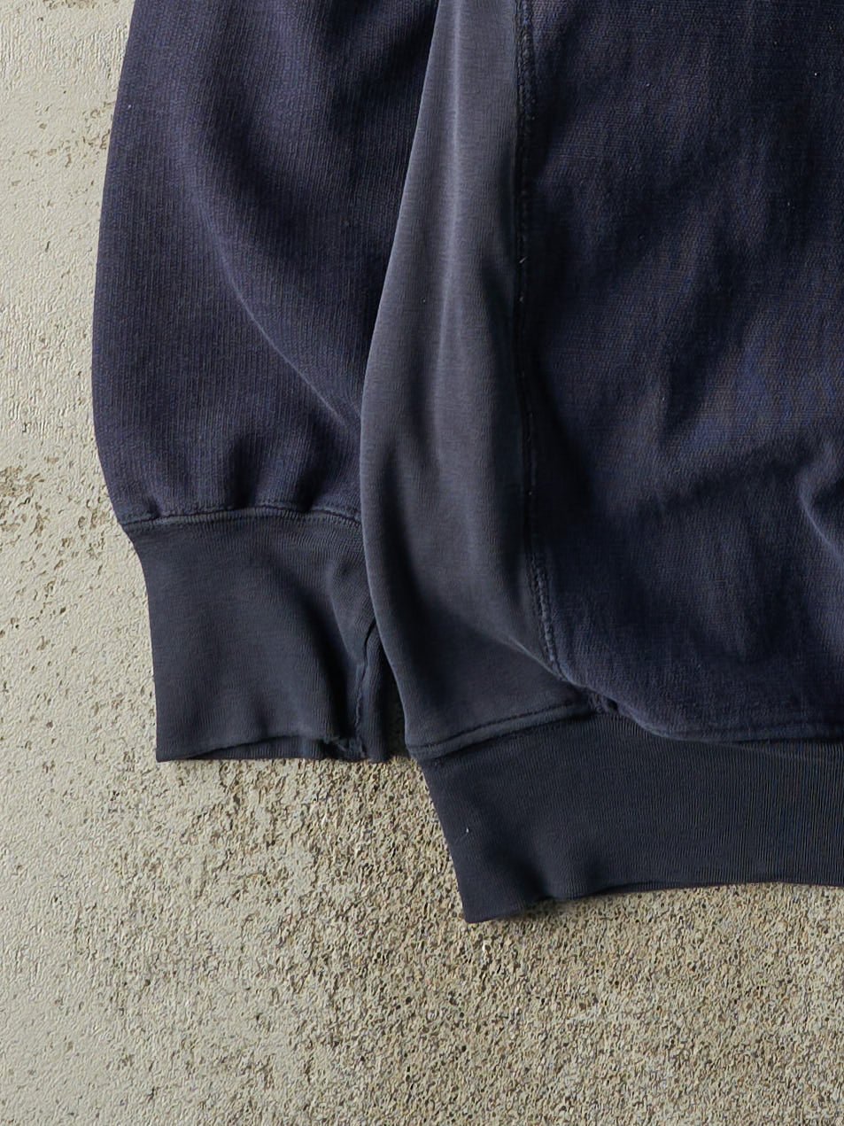 Vintage Y2K Navy Blue Embroidered University of Michigan Crewneck (M) - Image 3