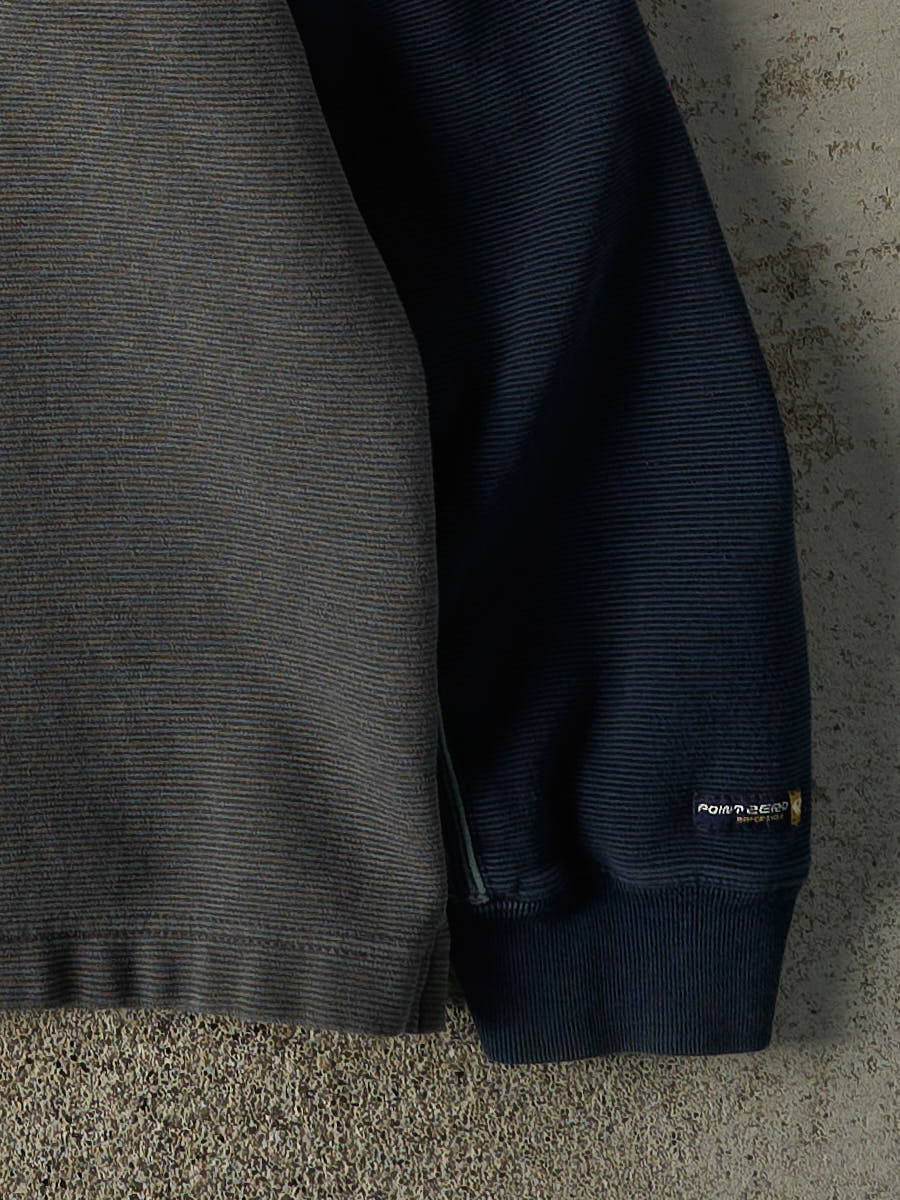 Vintage Y2K Navy Blue & Grey Point Zero Long Sleeve (L) - Image 3
