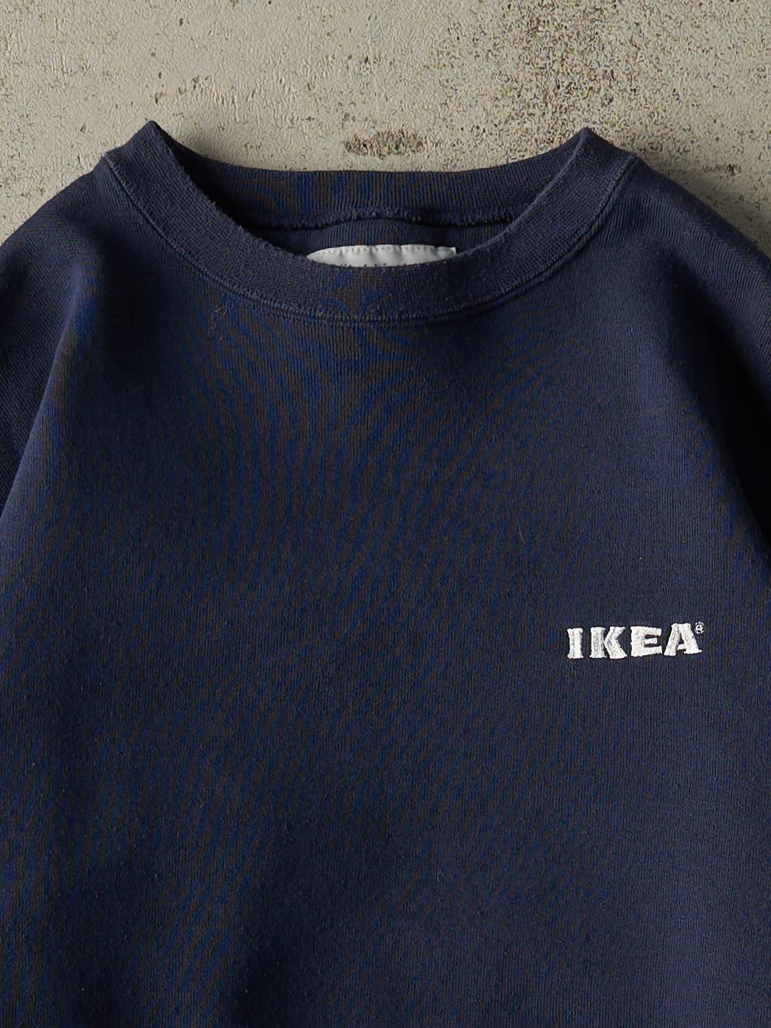 Vintage Y2K Navy Blue Ikea Embroidered Crewneck (M/L) - Image 2