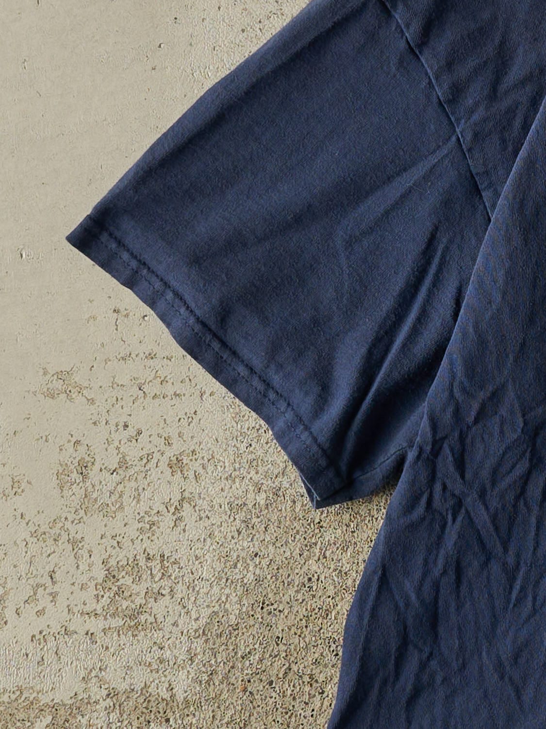 Vintage Y2K Navy Blue Menards Tee (L) - Image 3